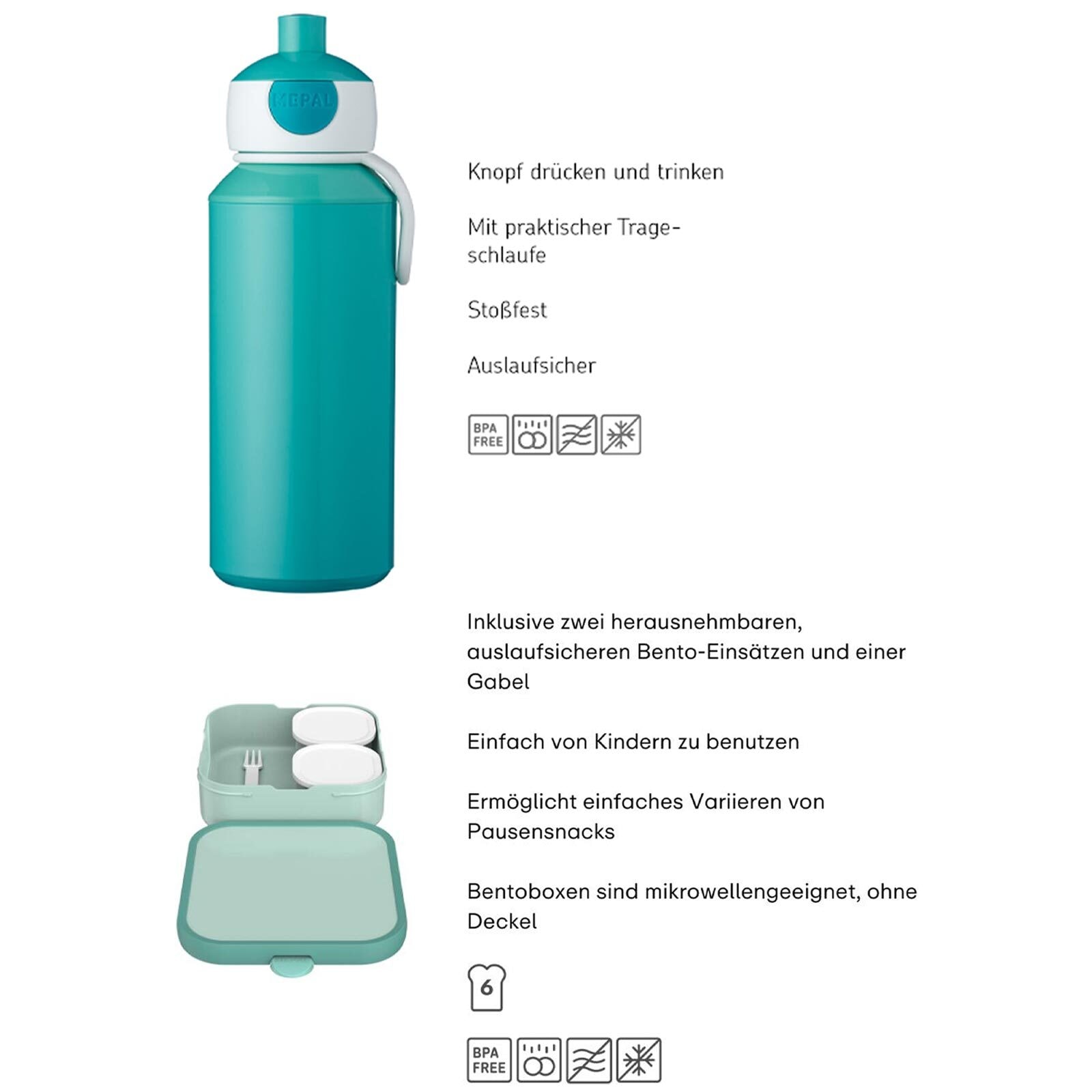 Mepal Lunchbox »Lunchset XL Campus (2025)« Spülmaschinenfest