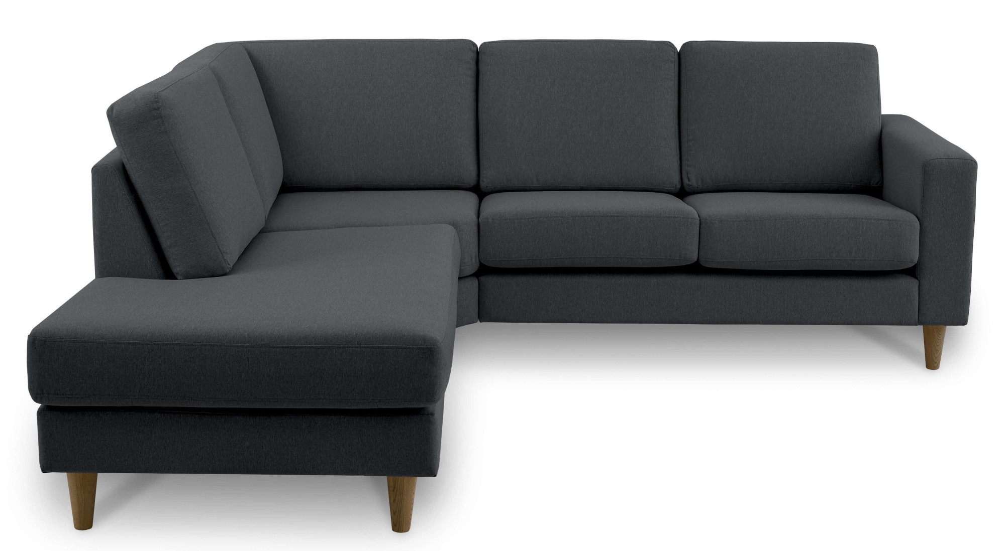 andas Ecksofa »Tvinno«, im skandinavischen Stil, L-Form, mit Massivholzfüßen, Breite 230 cm