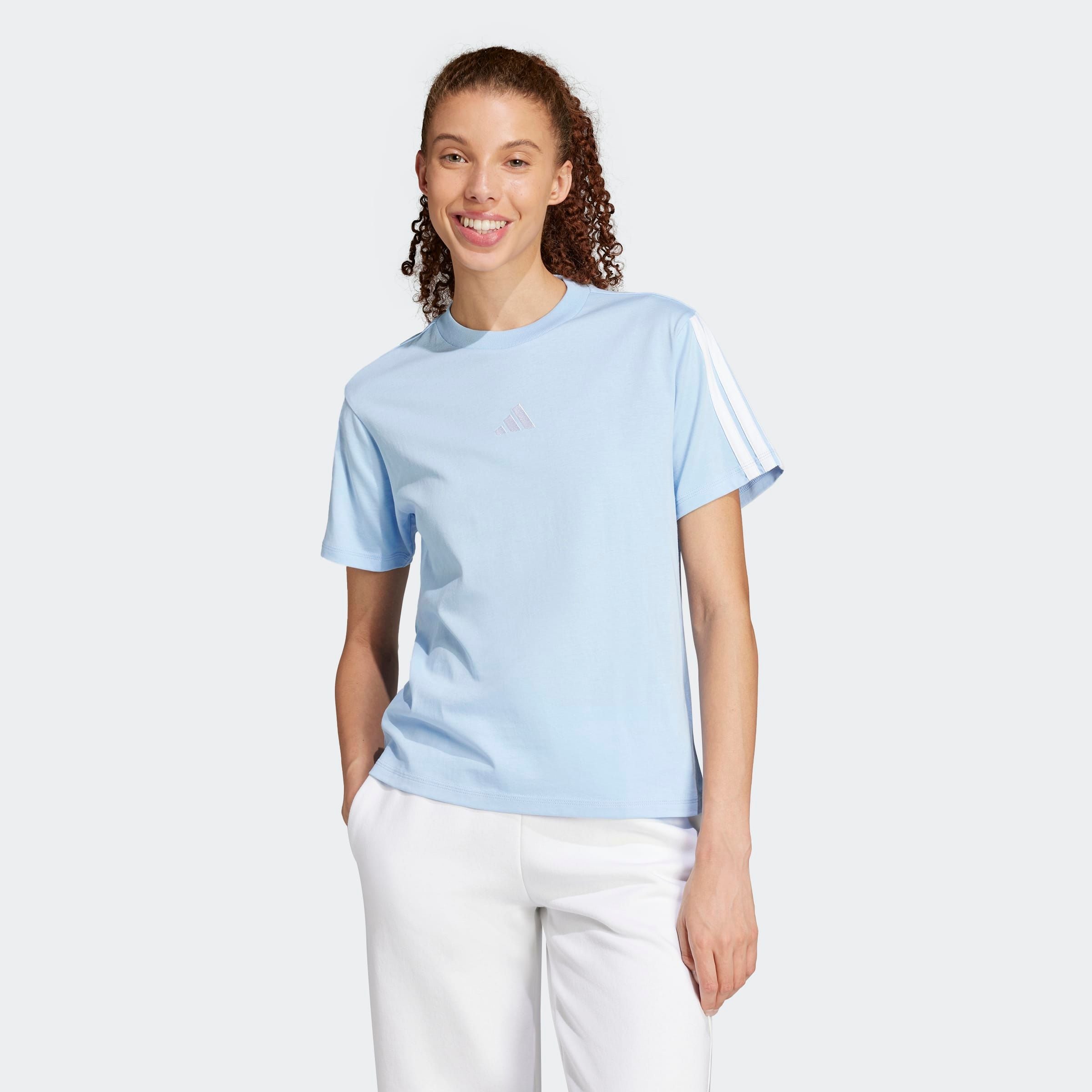 adidas Sportswear T-Shirt "W 3S SJ T B" klassische 3-Streifen an den Ärmeln günstig online kaufen