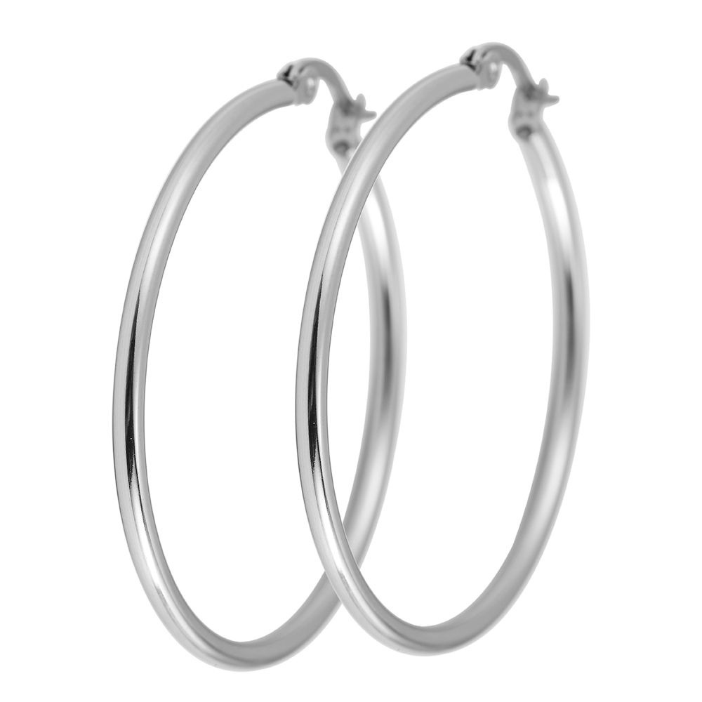 Adelia´s Paar Creolen »Damen Ohrringe – Creole aus Edelstahl« Schöne Geschenkidee zum Geburtstag