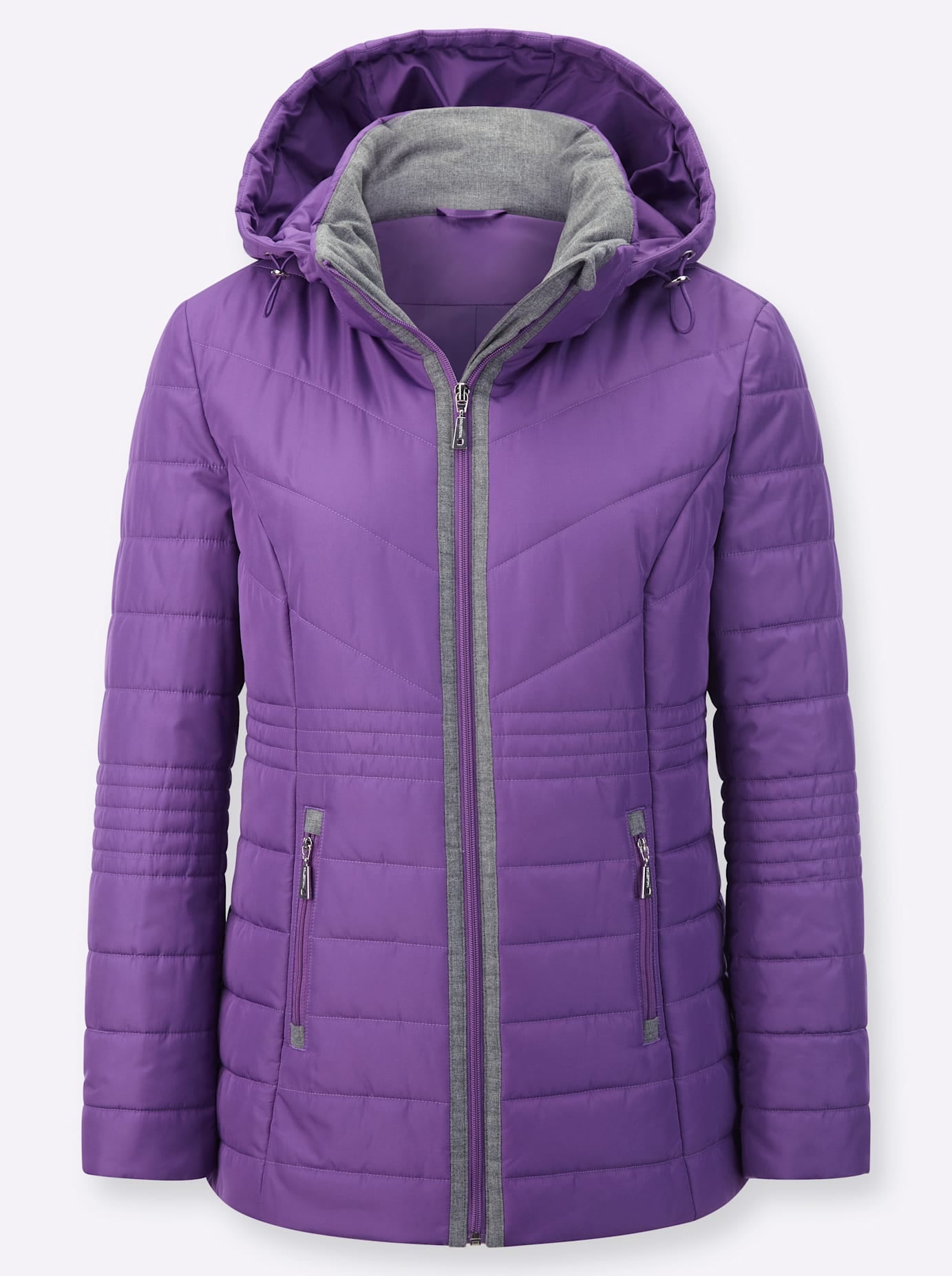 Casual Looks Steppjacke, mit Kapuze
