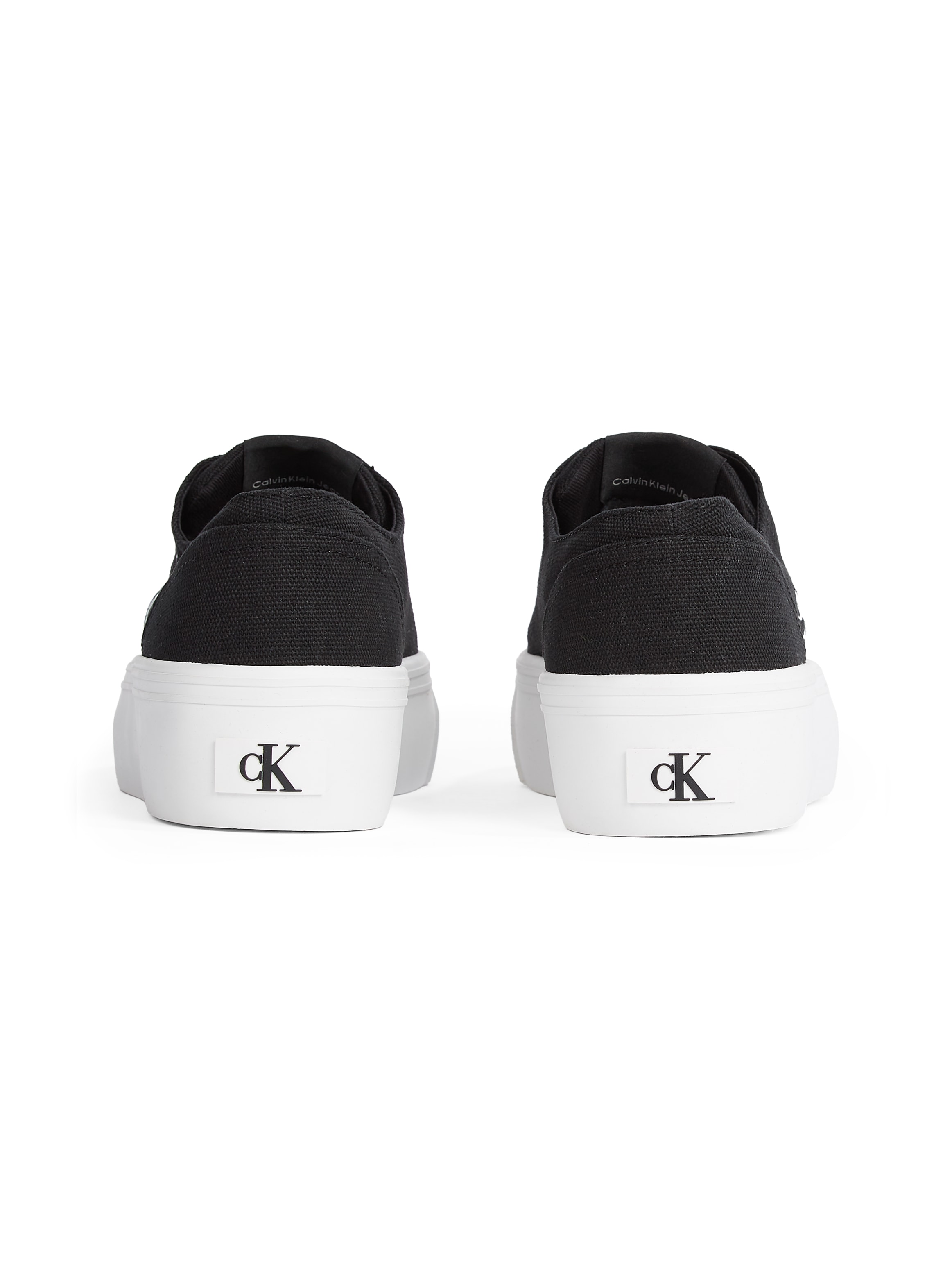 Calvin Klein Jeans Plateausneaker »VULC FLATFORM LOW CV MG«, Schnürschuh, Freizeitschuh, Halbschuh mit seitlichem Logo