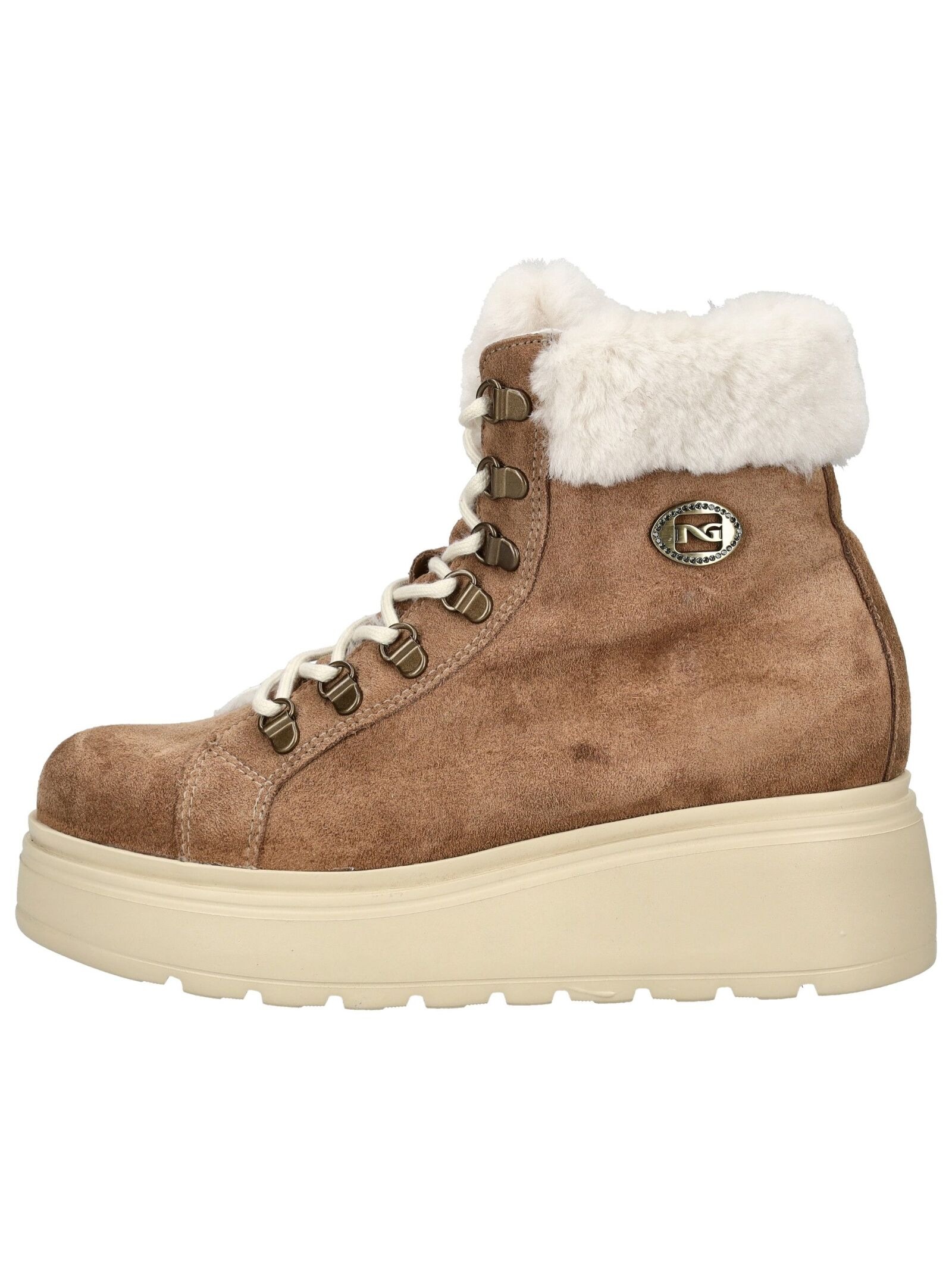Nero Giardini Schnürstiefelette »Nero Giardini Stiefelette Veloursleder«