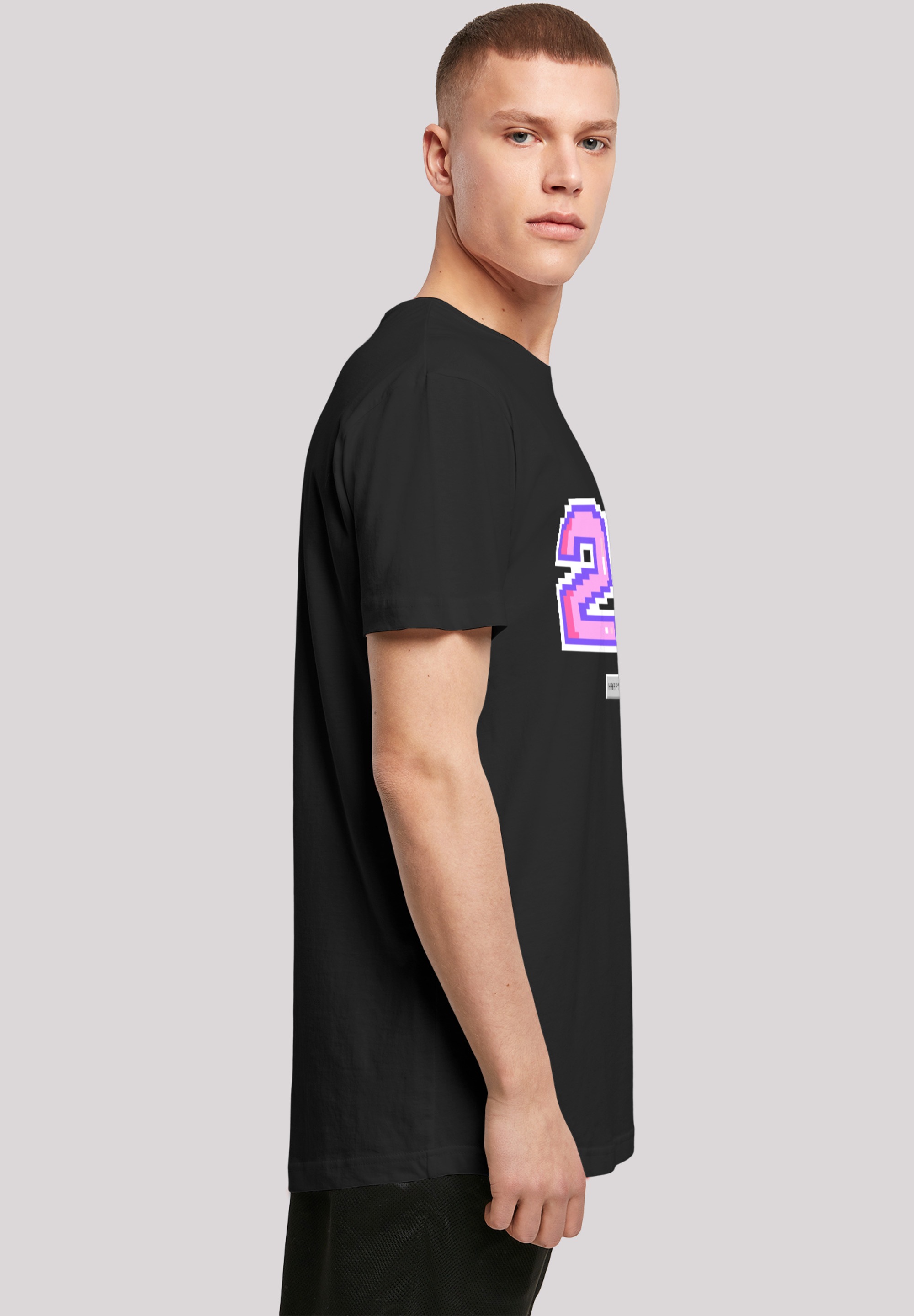 F4NT4STIC T-Shirt »Pixel 23 kaufen Print BAUR pink«, | ▷