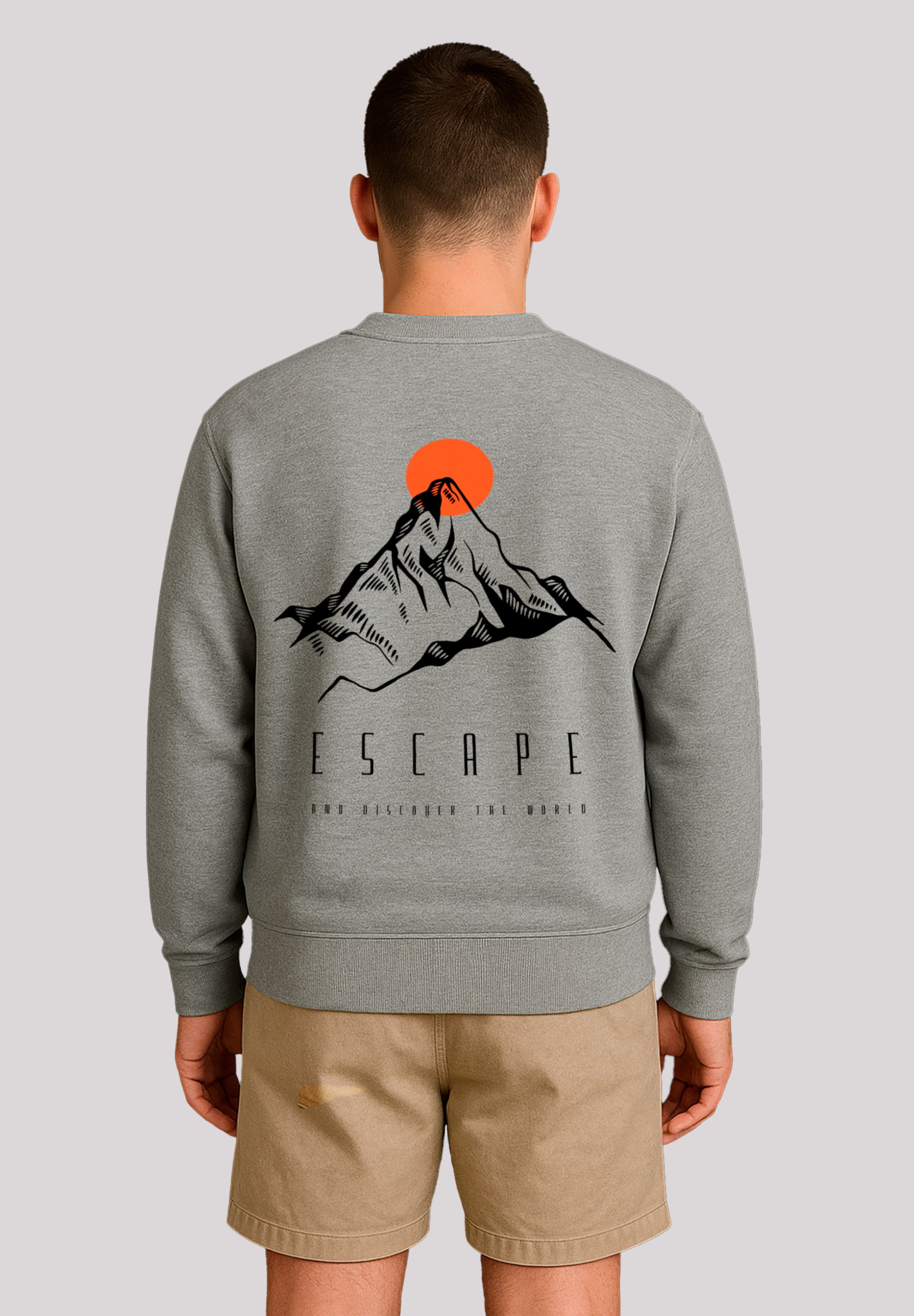 F4NT4STIC Sweatshirt "Escape Discover the World Mountain", Premium Qualität günstig online kaufen