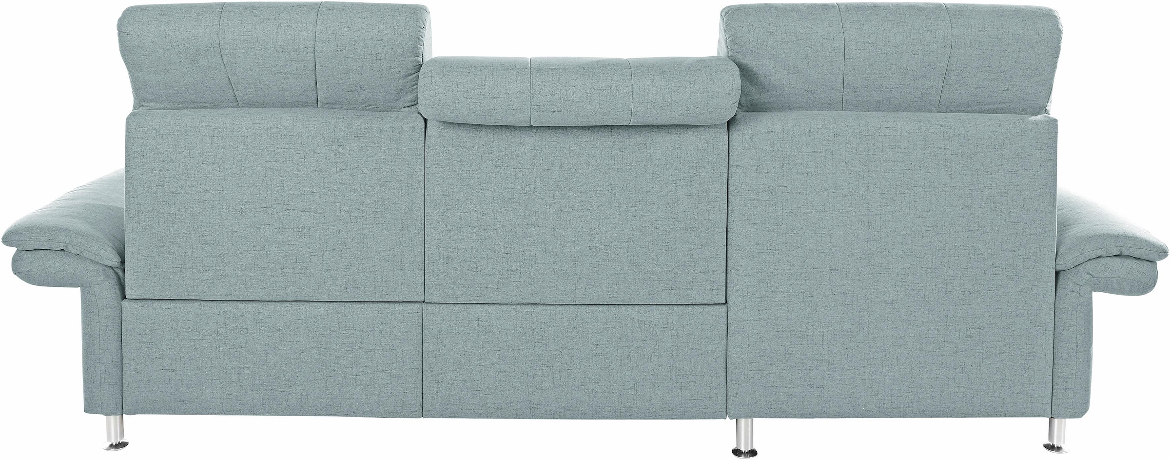 PLACES OF STYLE Ecksofa »Manhattan L-Form« 2 Sitze mit elektrischer Relaxfunktion, verstellbare Armlehnen