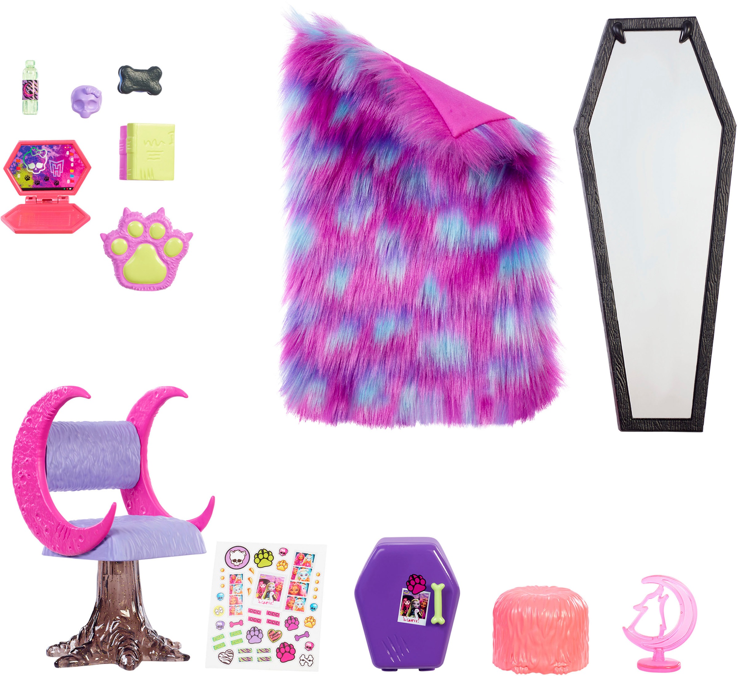 MonsterHigh™ Spielwelt »Monster High, Clawdeen Wolf Schlafzimmer«