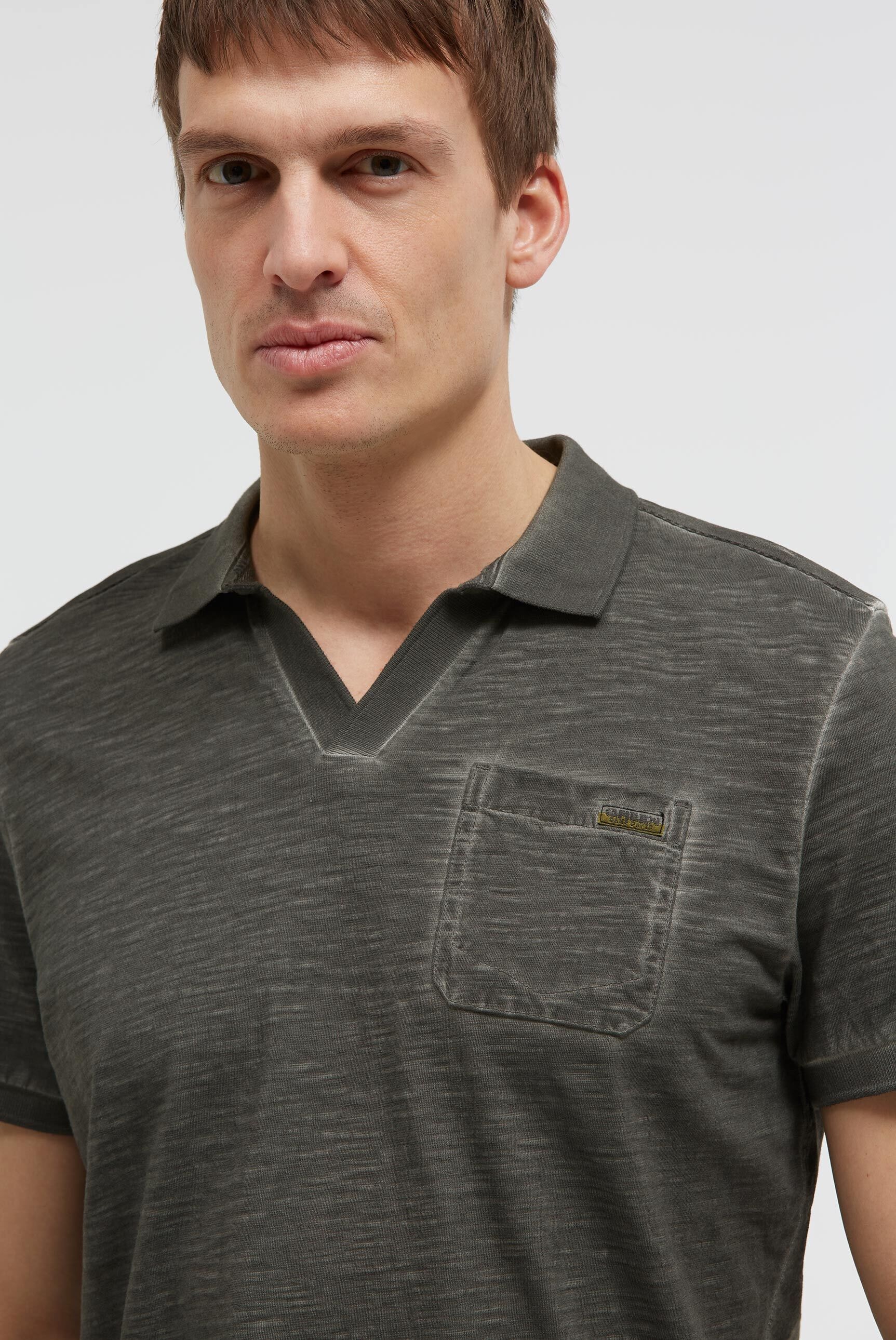 CAMP DAVID Poloshirt mit Seitenschlitze