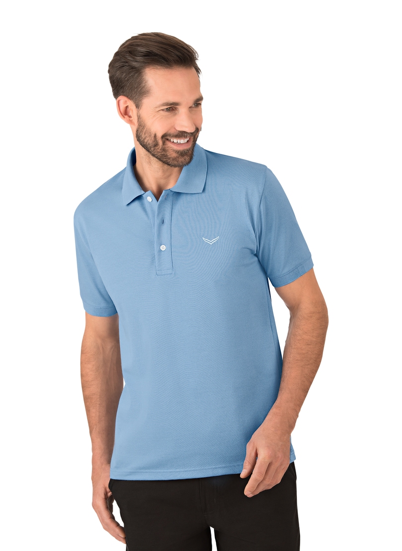 Trigema Poloshirt in Piqué-Qualität Kragen mit Knopfleiste | BAUR