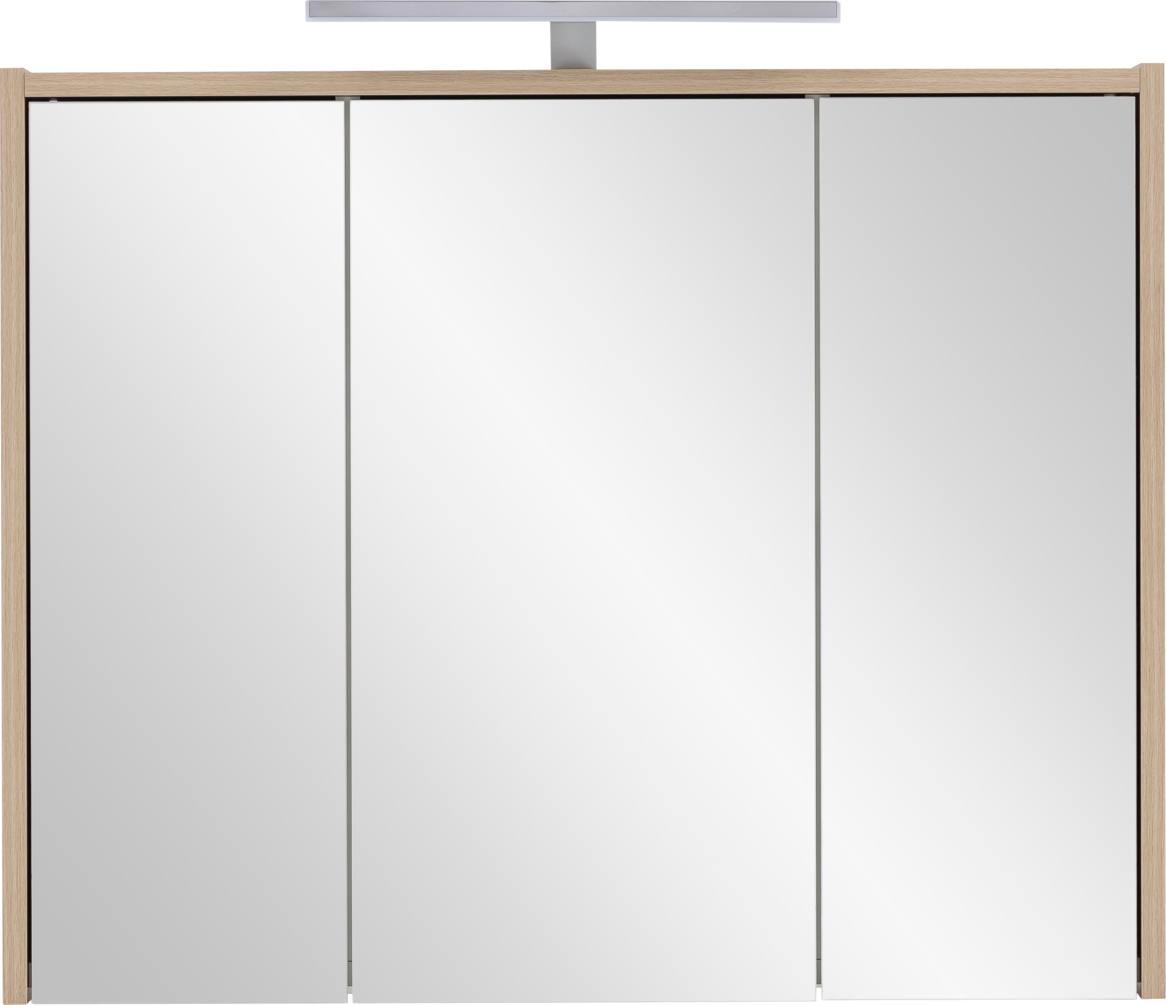 INOSIGN Spiegelschrank "List", Breite 74,5 cm Badschrank mit viel Stauraum