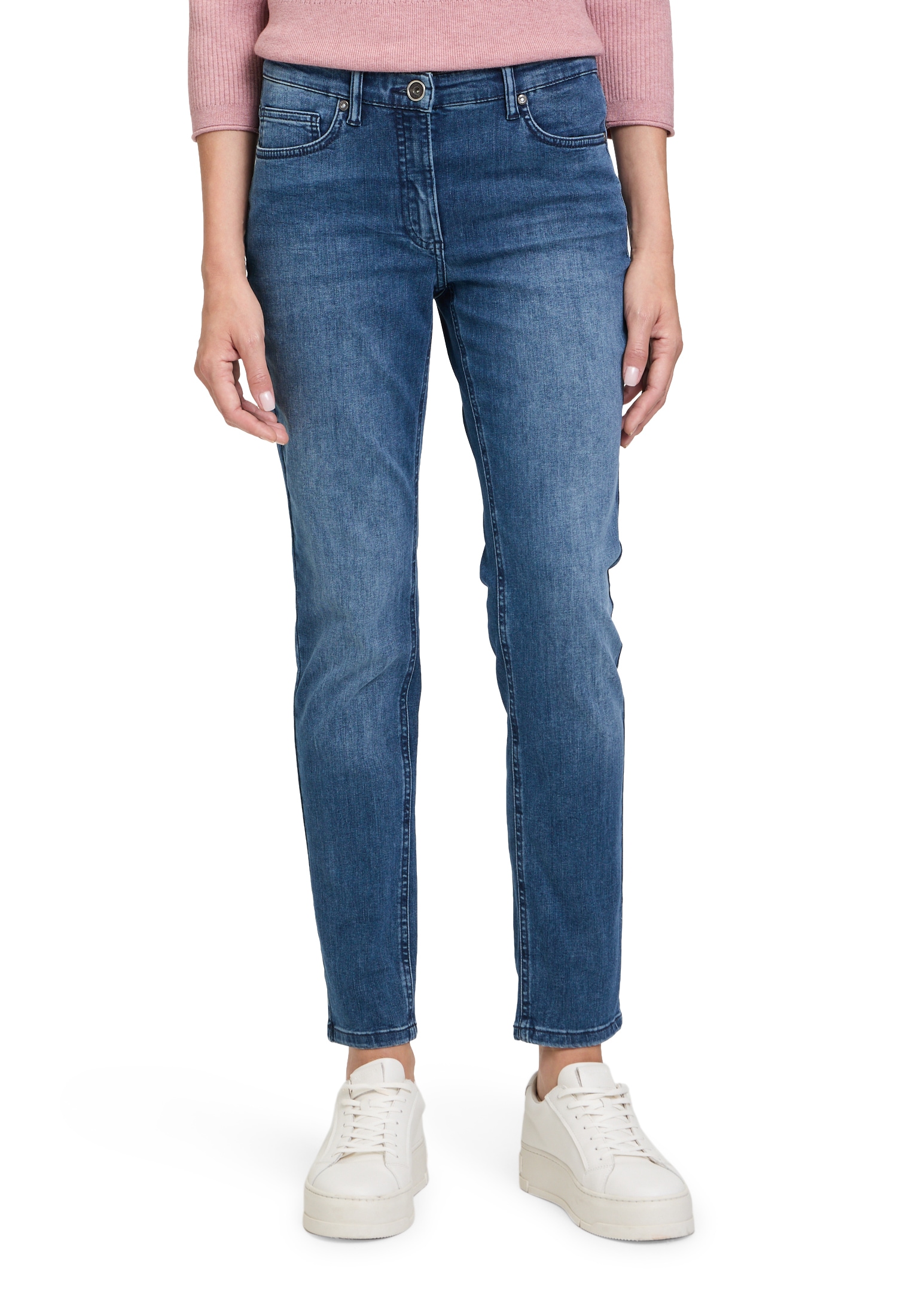 Betty Barclay Slim-fit-Jeans "Betty Barclay Damen Basic-Jeans mit Waschung" günstig online kaufen