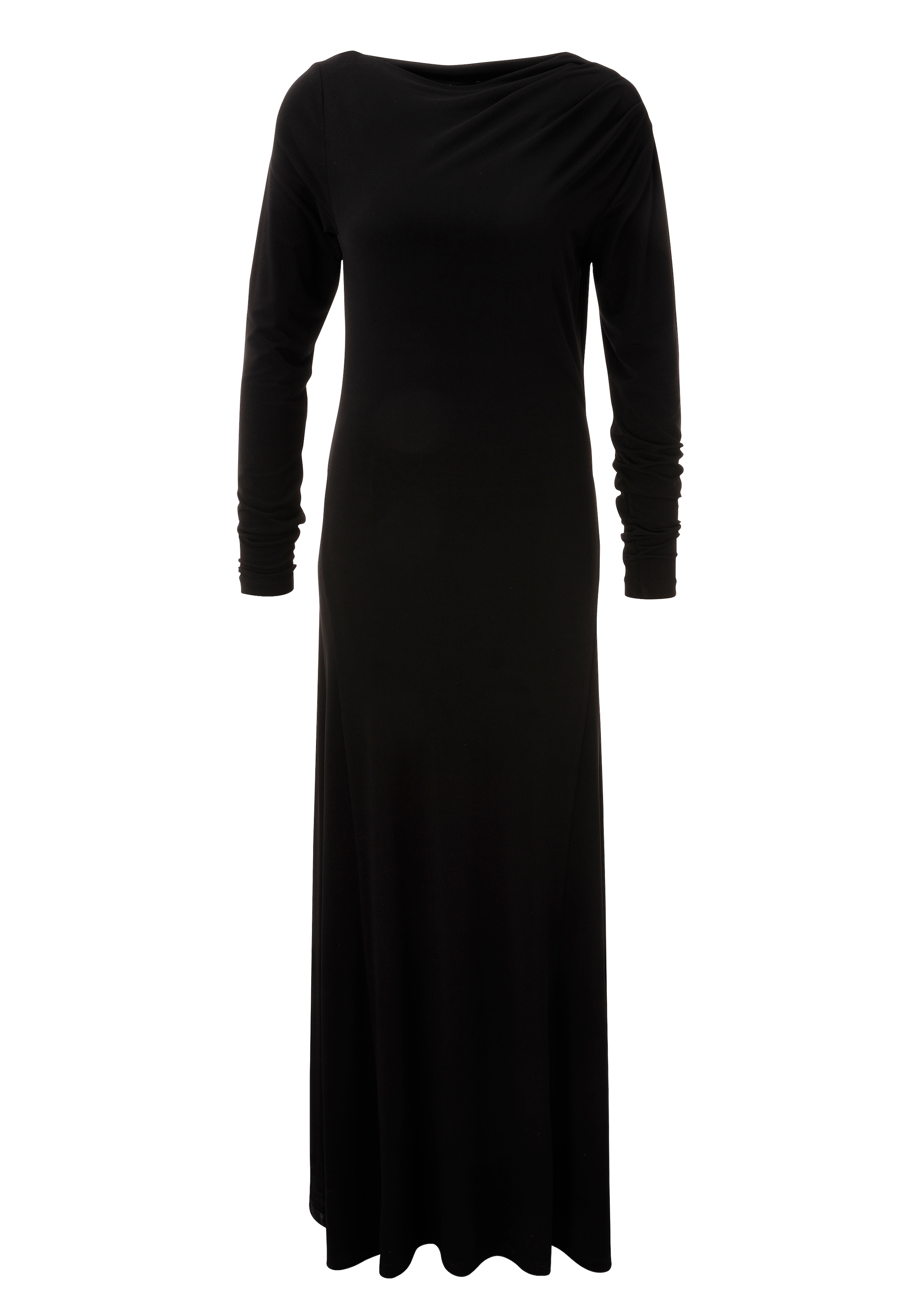 Aniston CASUAL Maxikleid mit asymmetrischen Wasserfall-Ausschnitt - NEUE KOLLEKTION