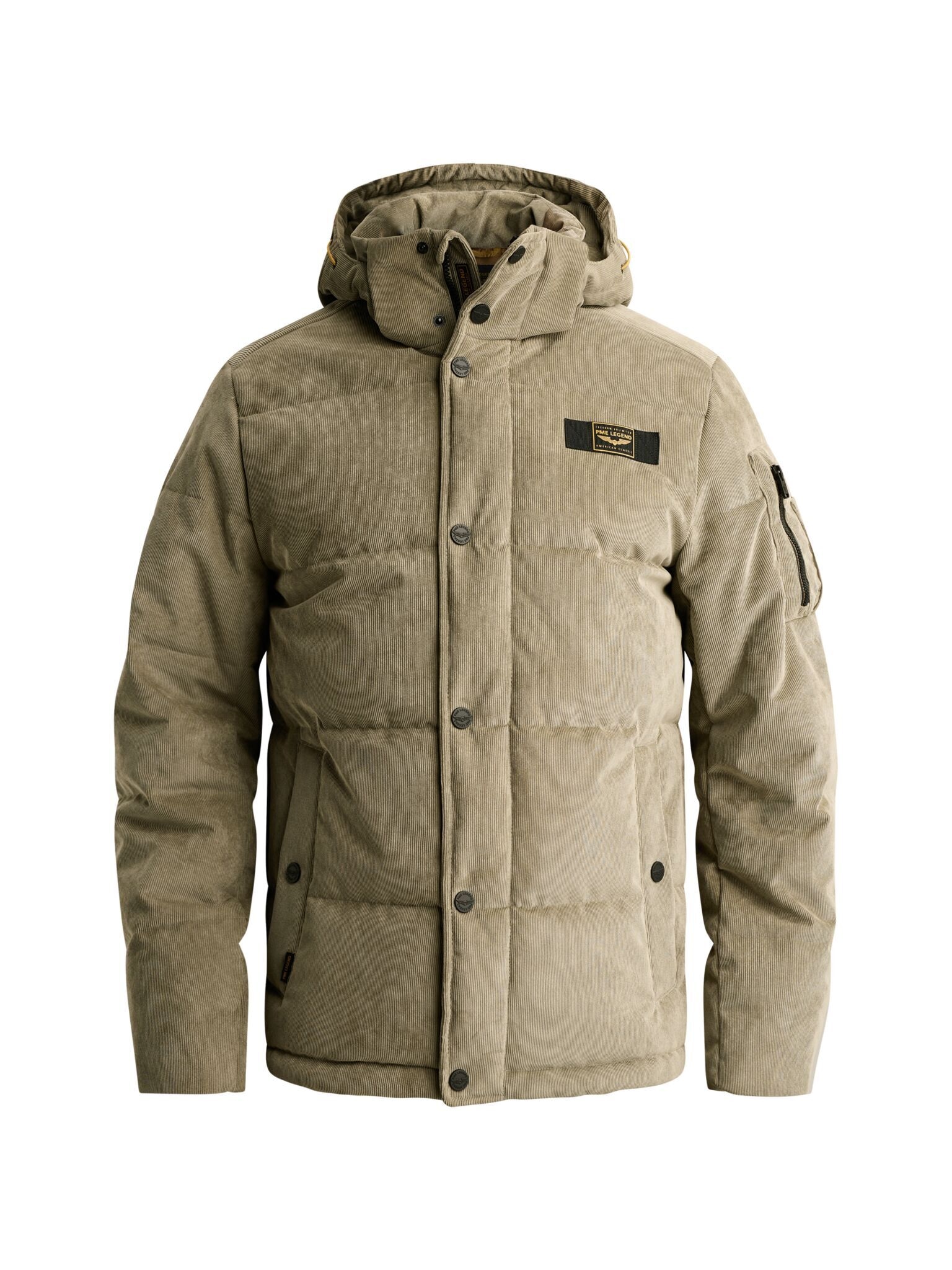 PME LEGEND Winterjacke »GOBBLER Clear Ford« mit Kapuze aus Feincord, warm wattiert