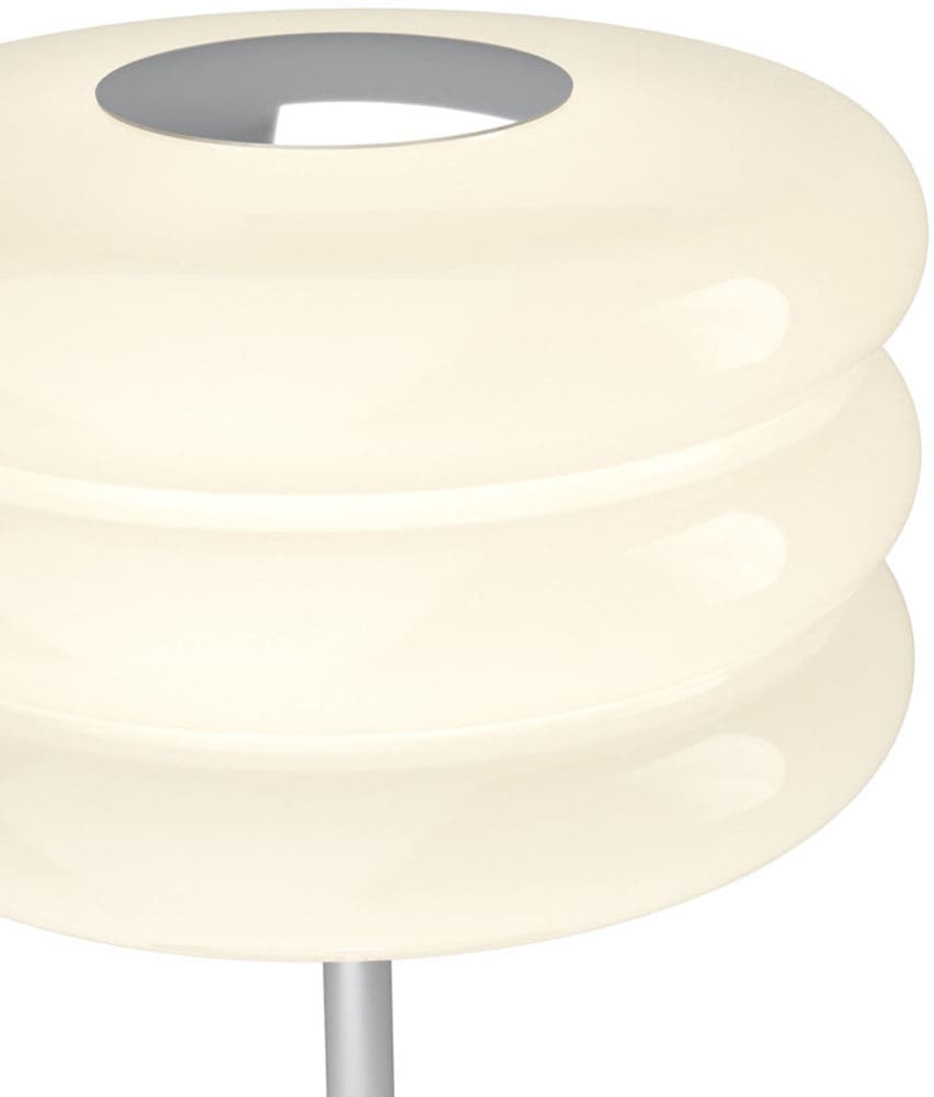 EGLO LED Tischleuchte »TORTORA« E14 1 Stk. Tischlampe, Lampe, Schlafzimmerlampe, chrom Glas, H:30 cm, Ø 20 cm