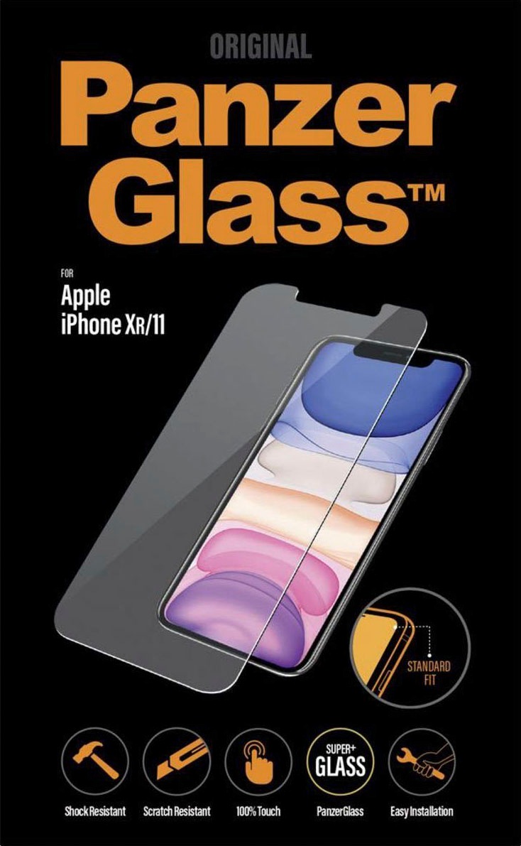 PanzerGlass Displayschutzglas »Schutzglas für Apple iPhone 11, XR«, für Apple iPhone 11, XR, (1 St.)