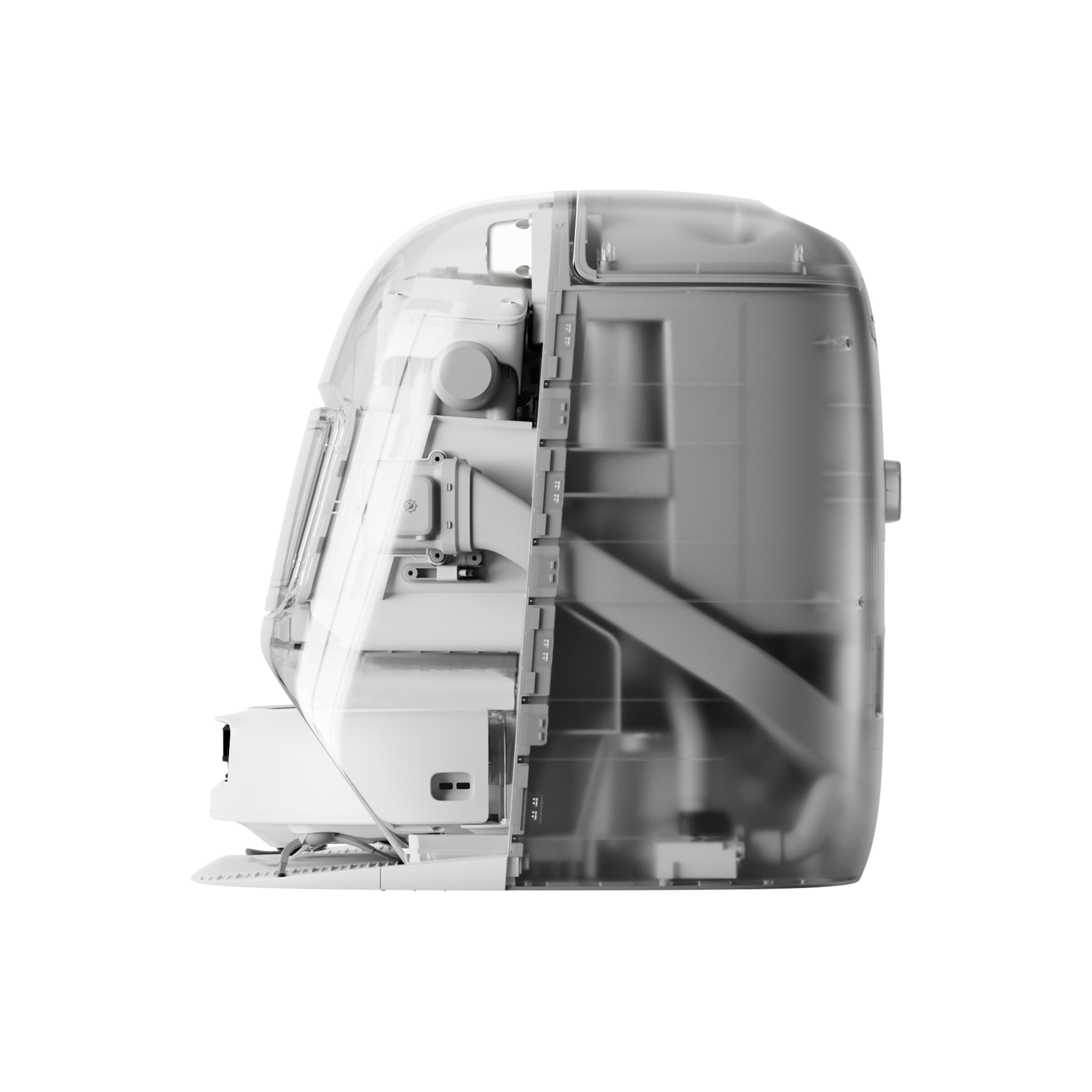 DJI Saugroboter »DJI ROMO P« Transparenter Saugroboter mit Absaugstation und App-Steuerung