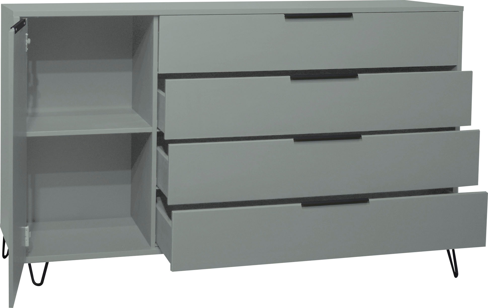 Thumbnail - Mäusbacher Highboard "Bonnie TOPSELLER", Highboard mit Drahtgestell