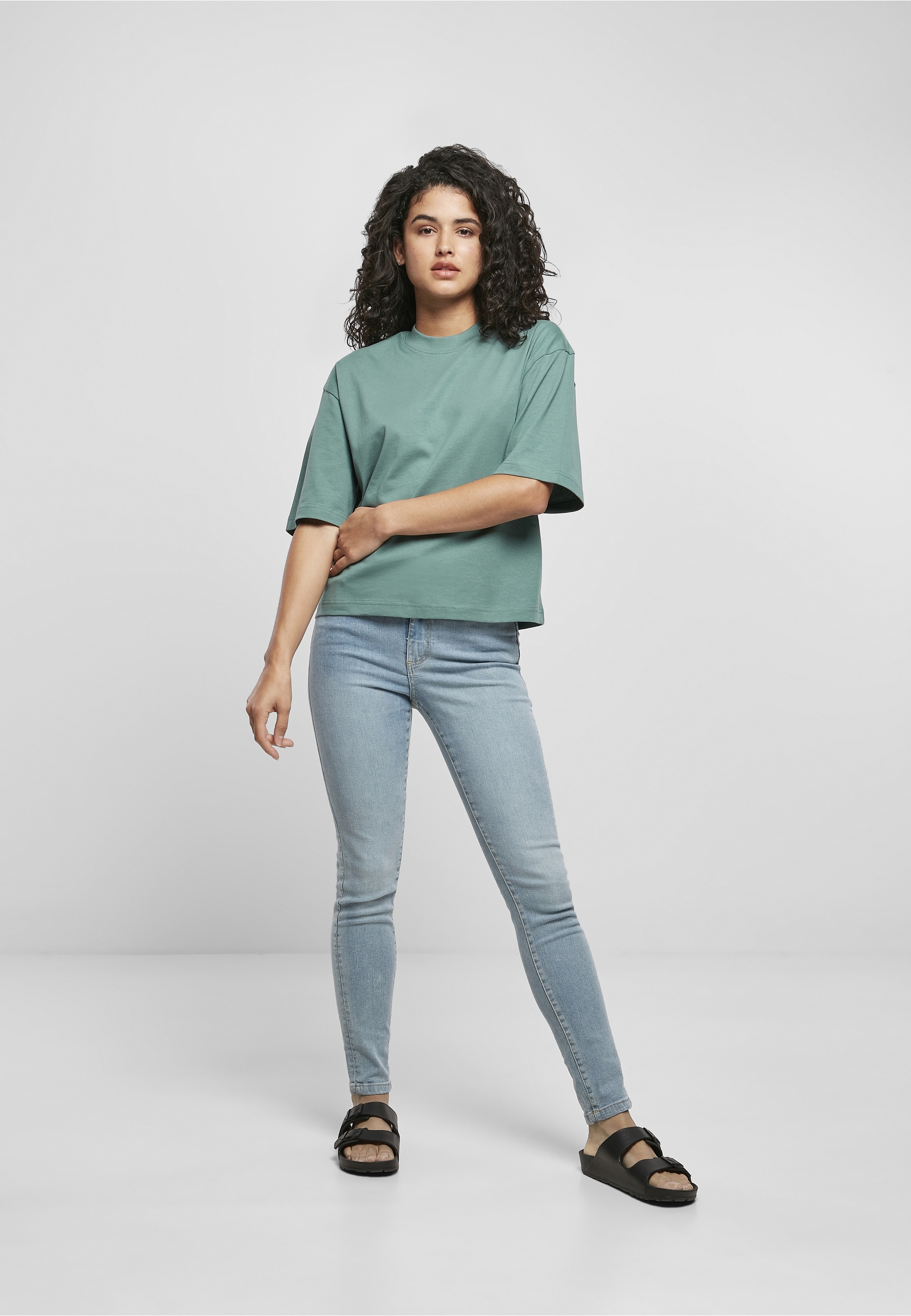 URBAN CLASSICS T-Shirt »Urban Classics Damen Ladies Organic Oversized Tee« 1