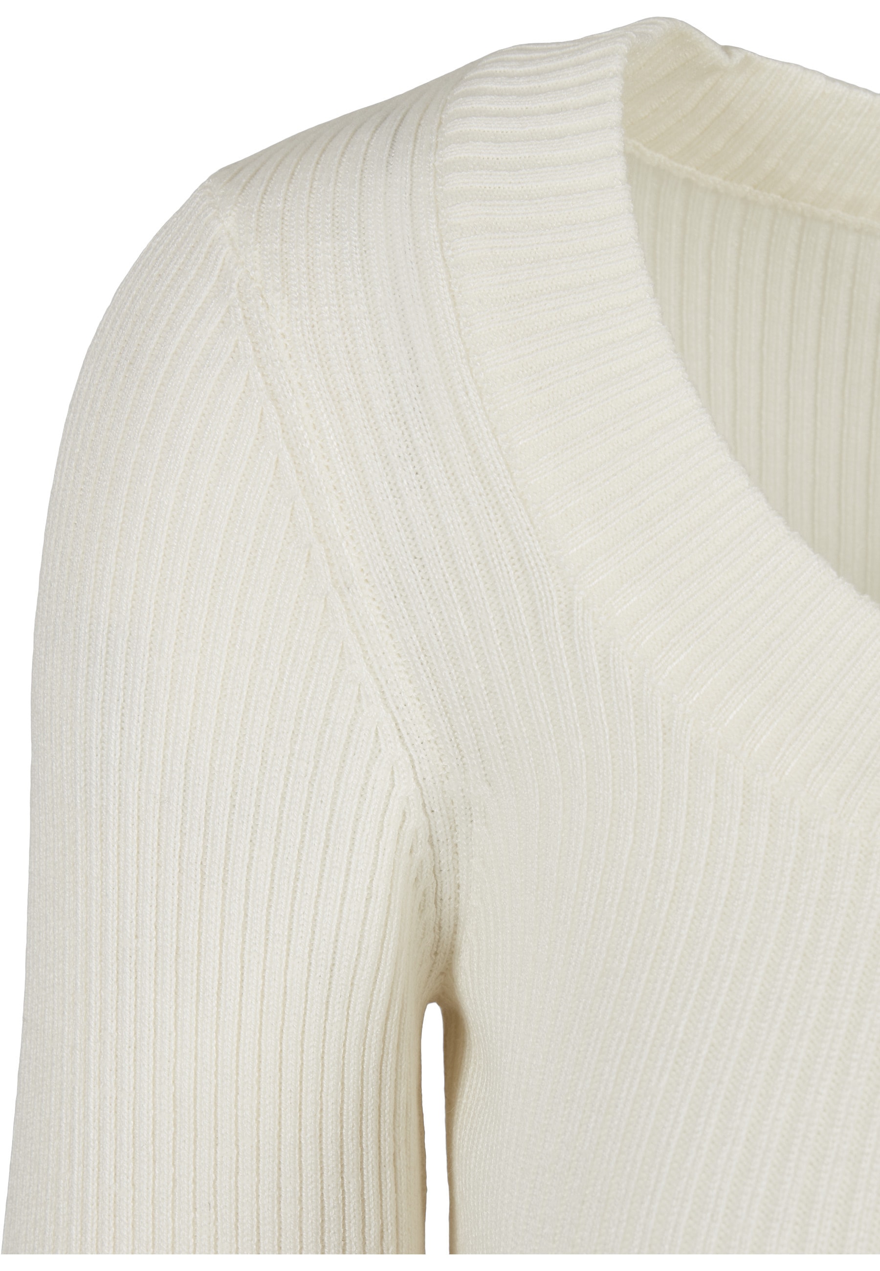 URBAN CLASSICS Sweatshirt »Urban Classics Damen Ladies Wide Neckline Sweater«, 1 Stk.
