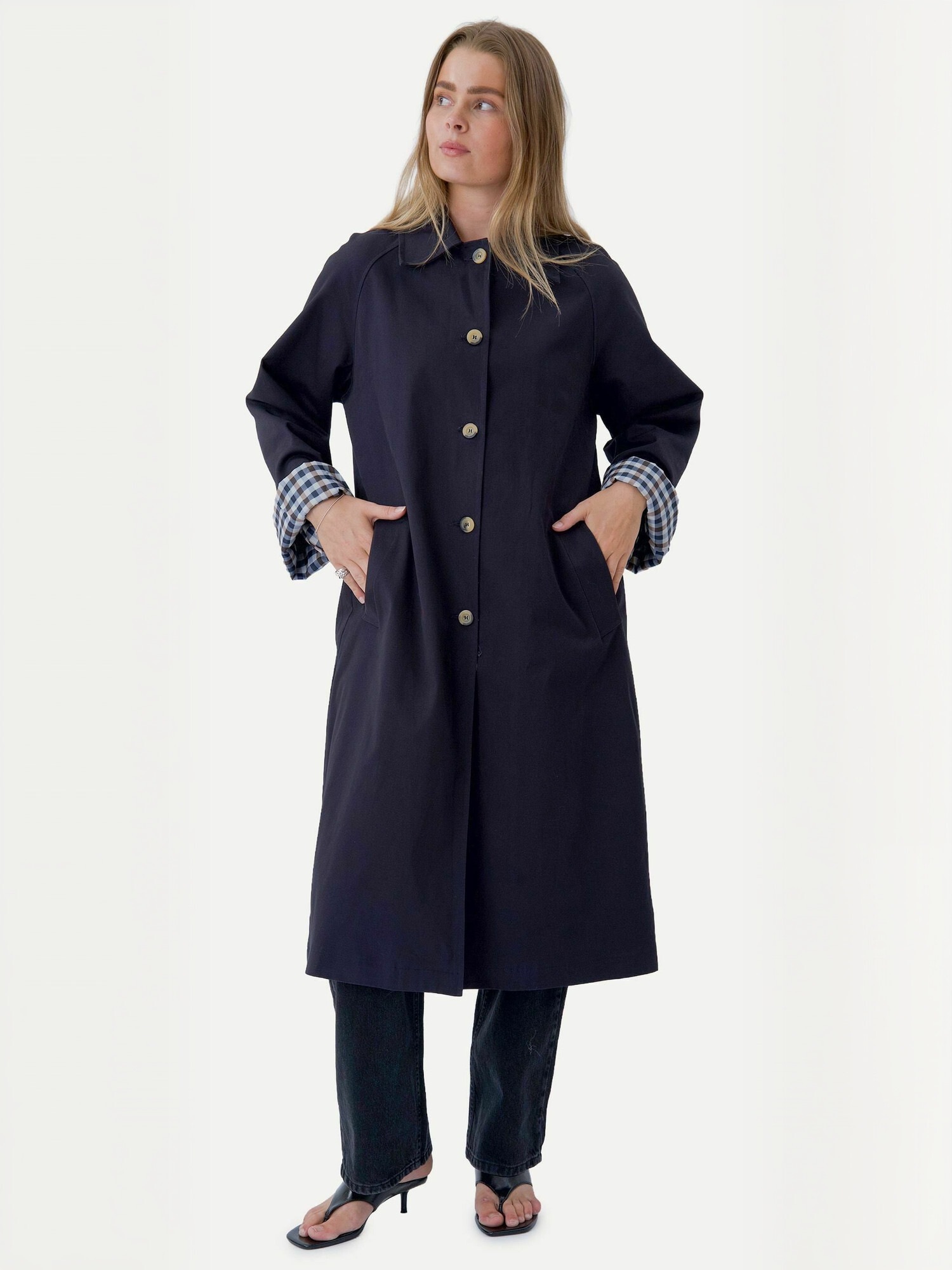 TeeShoppen Langmantel "TEESHOPPEN Coat Livia"