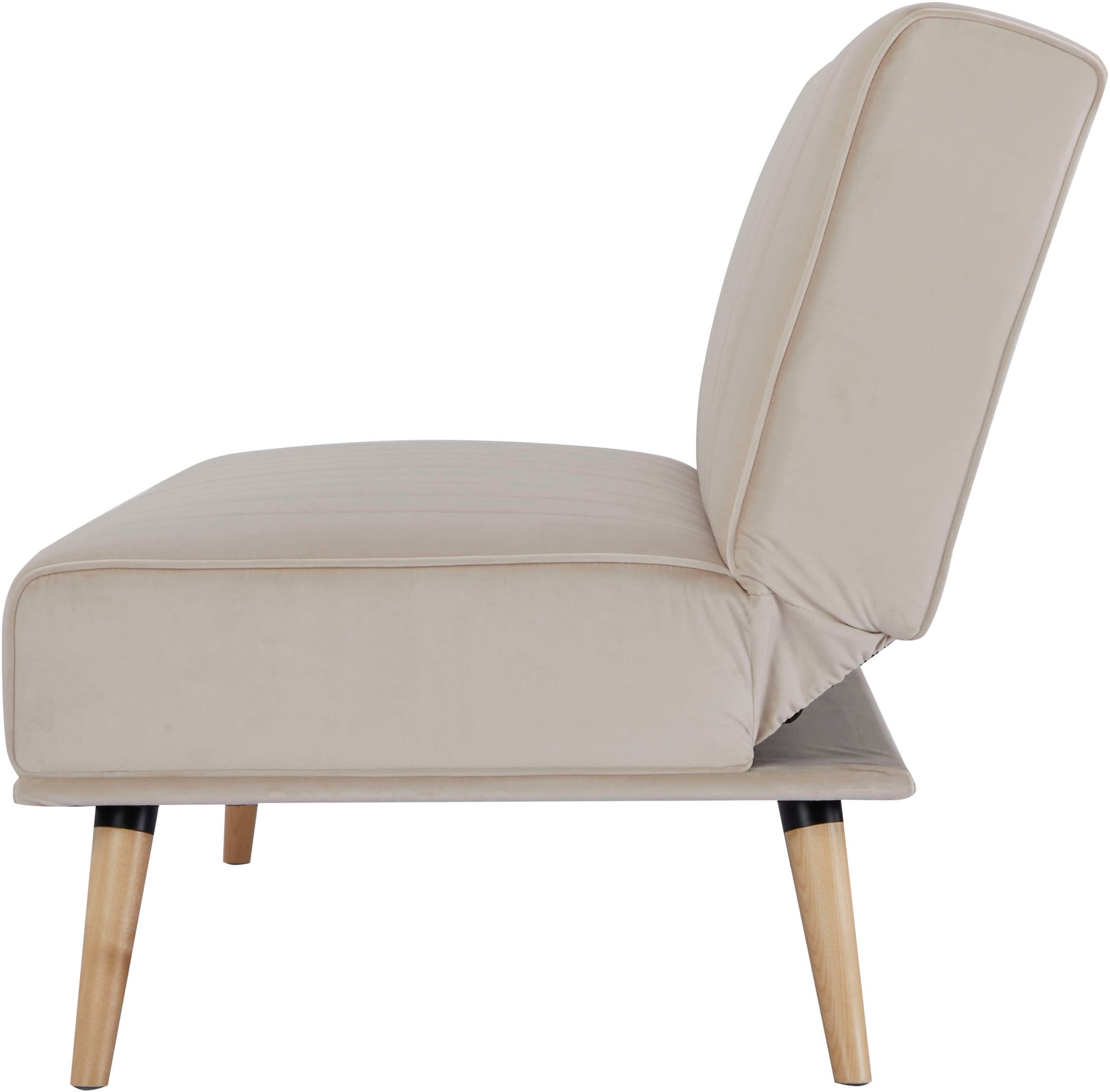 INOSIGN Schlafsofa »LUMINARA Gästesofa, Bettsofa, Couch mit Schlaffunktion, Loungesofa«, durch verstellbare Rückenlehne u. Bettfunktion, Webstoff-Bezug