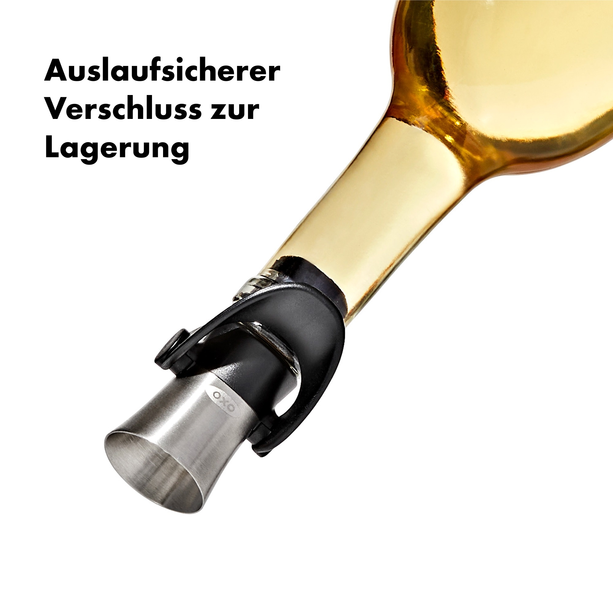OXO SteeL Flaschenausgießer »Weinverschluss und Ausgießer aus Stahl«
