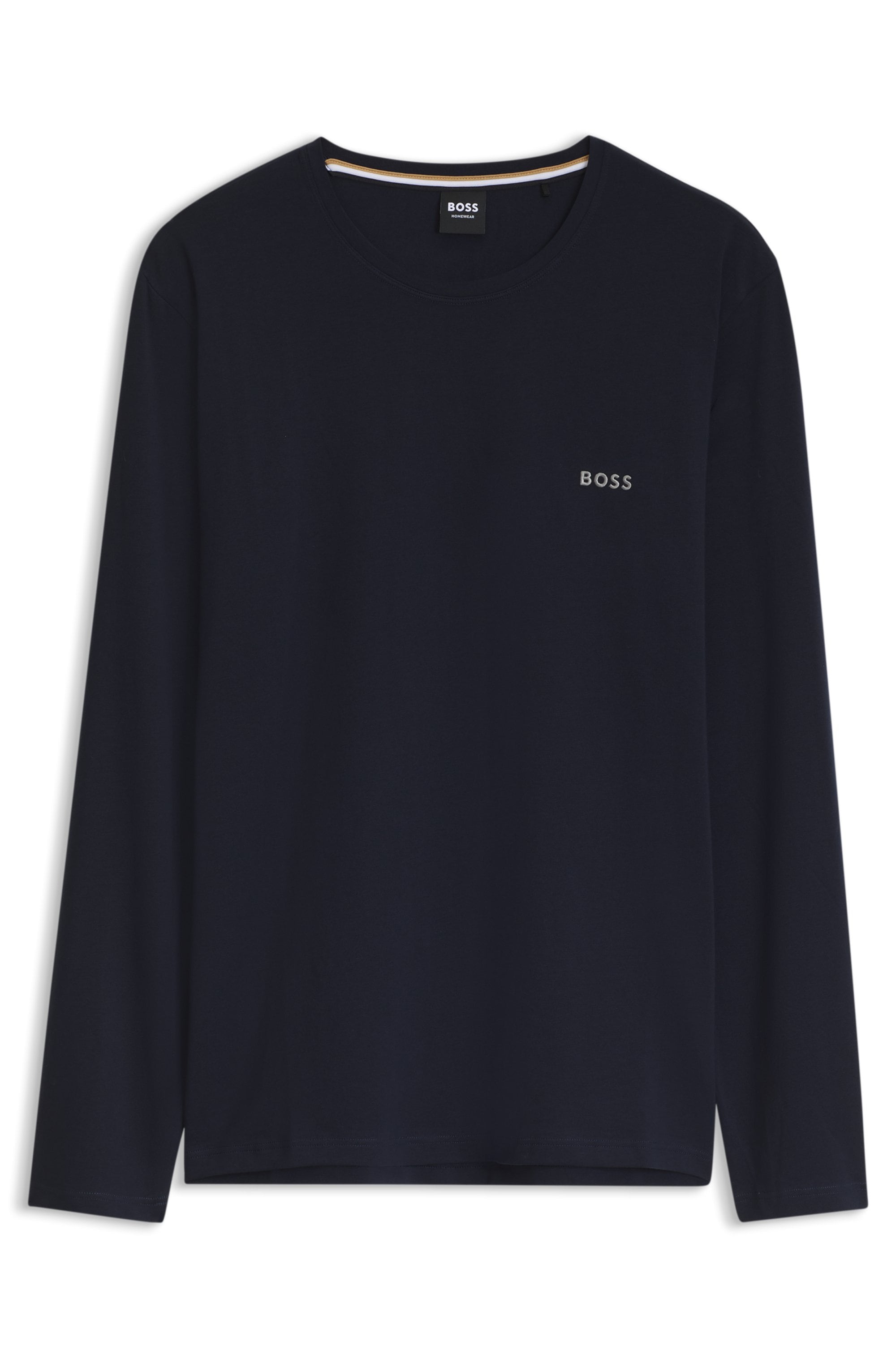 BOSS Langarmshirt "Mix&Match LS" mit Logoschriftzug