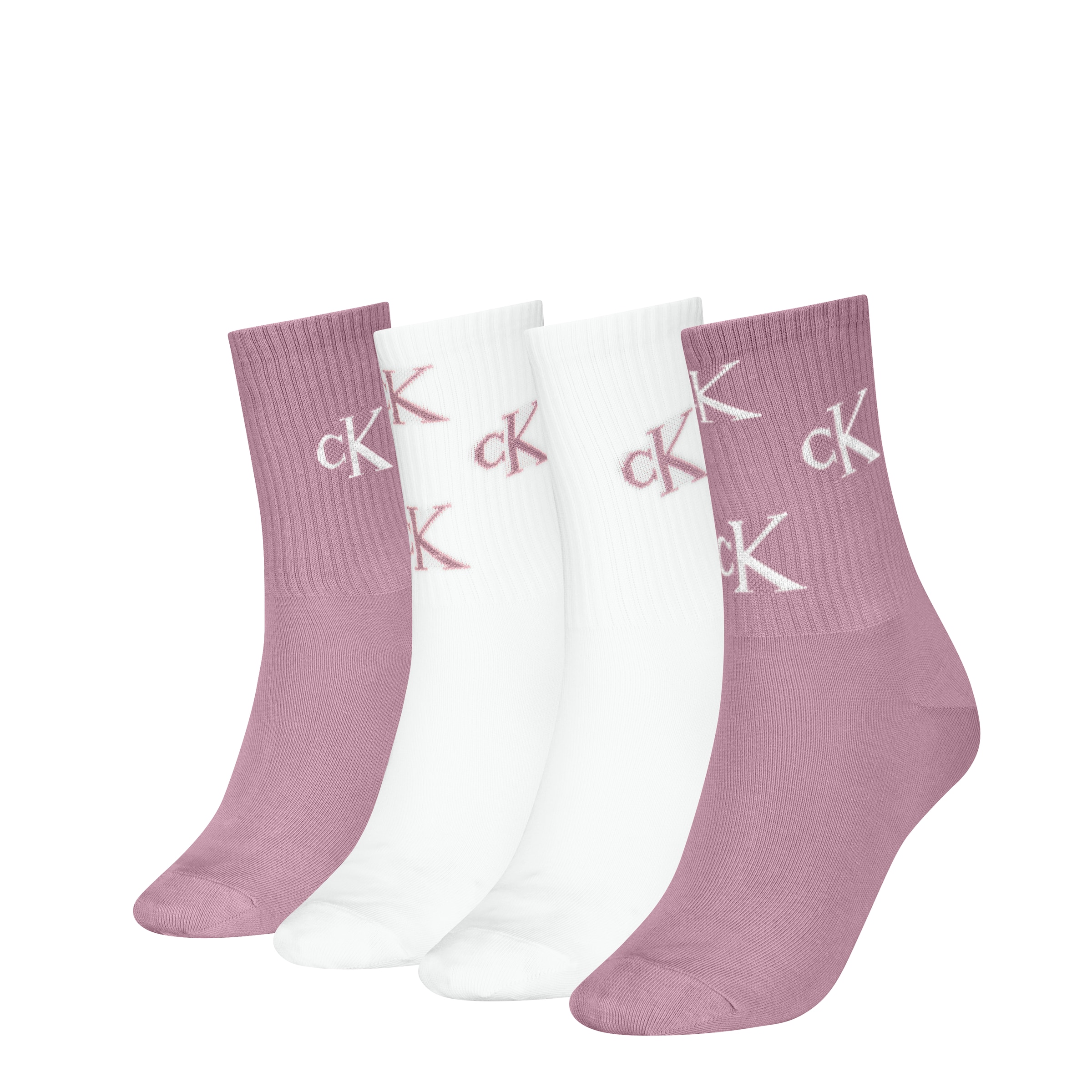 Calvin Klein "CK WOMEN SOCK 4P GIFTBOX LUREX AOP"