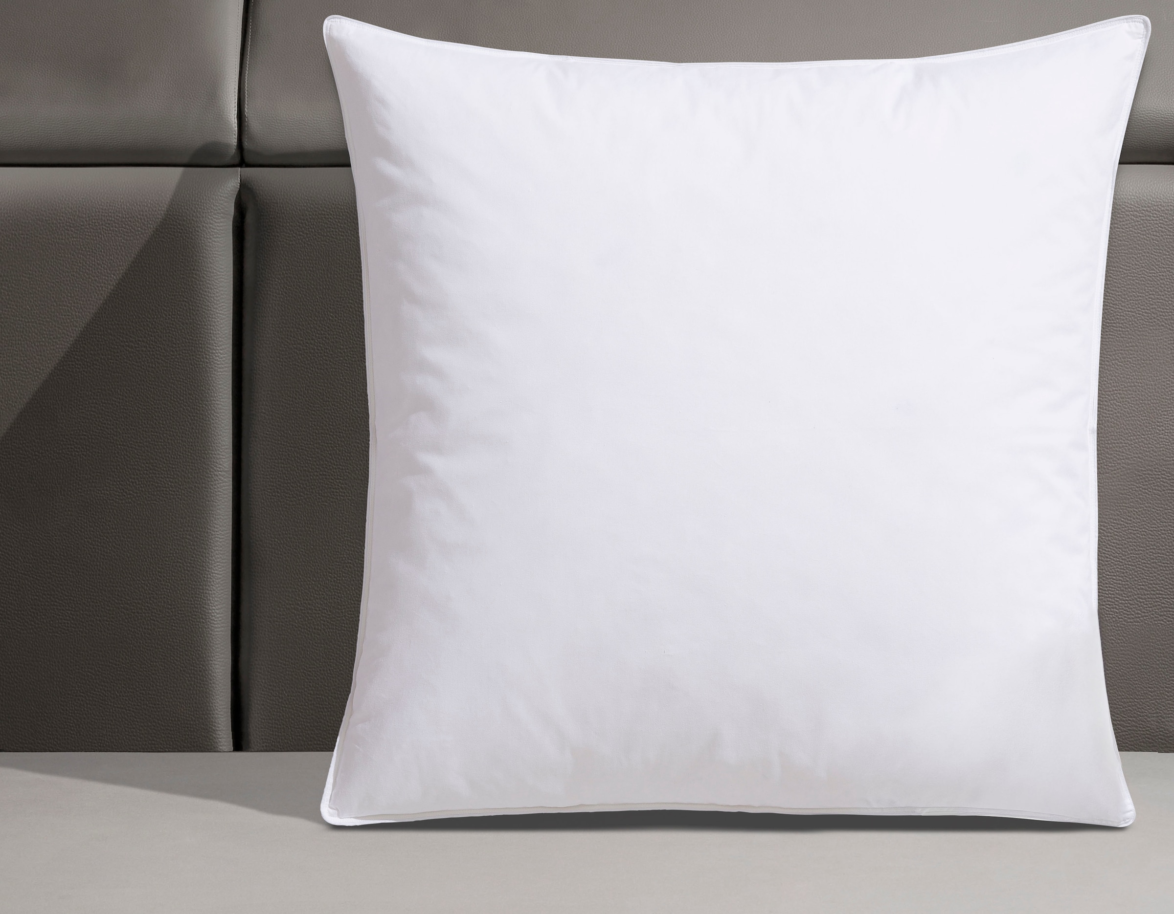 OTTO home Federkopfkissen »Köniz, Kopkissen 40x80 cm, 80x80 cm« Füllung: 85% Federn, 15% Daunen 1 Stk. tlg. Kissen, Made in Germany, allergikerfreundlich, Made in Green