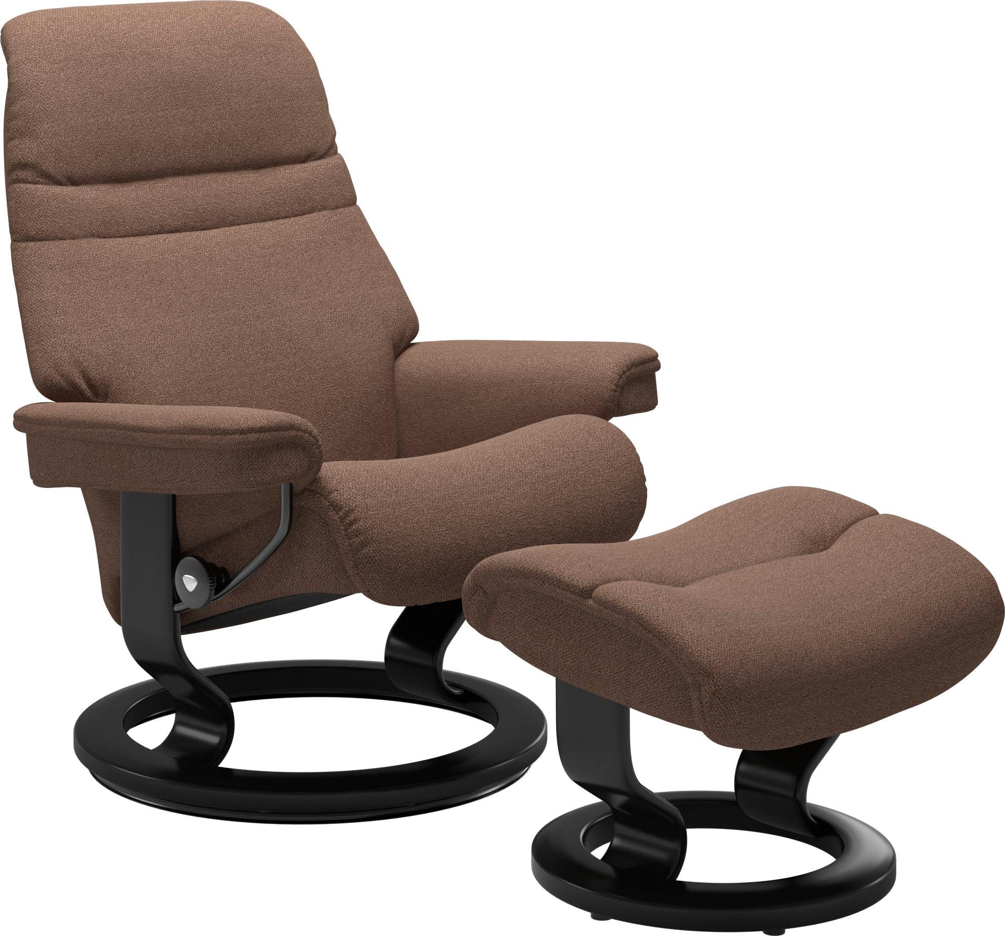 Stressless Fußhocker "Sunrise", mit Classic Base, Gestell Schwarz