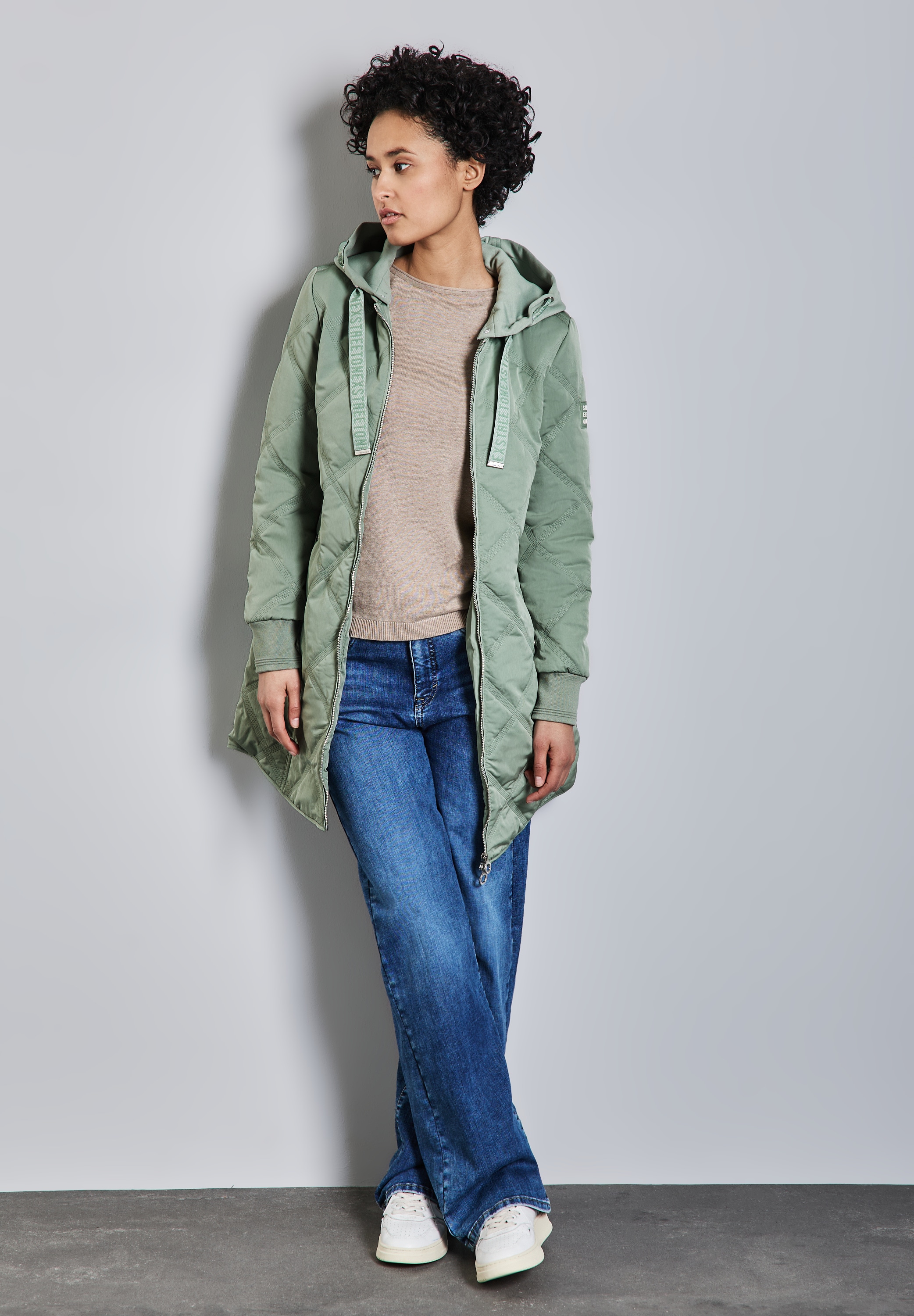 STREET ONE Steppjacke, mit Kapuze, mit Steppmuster