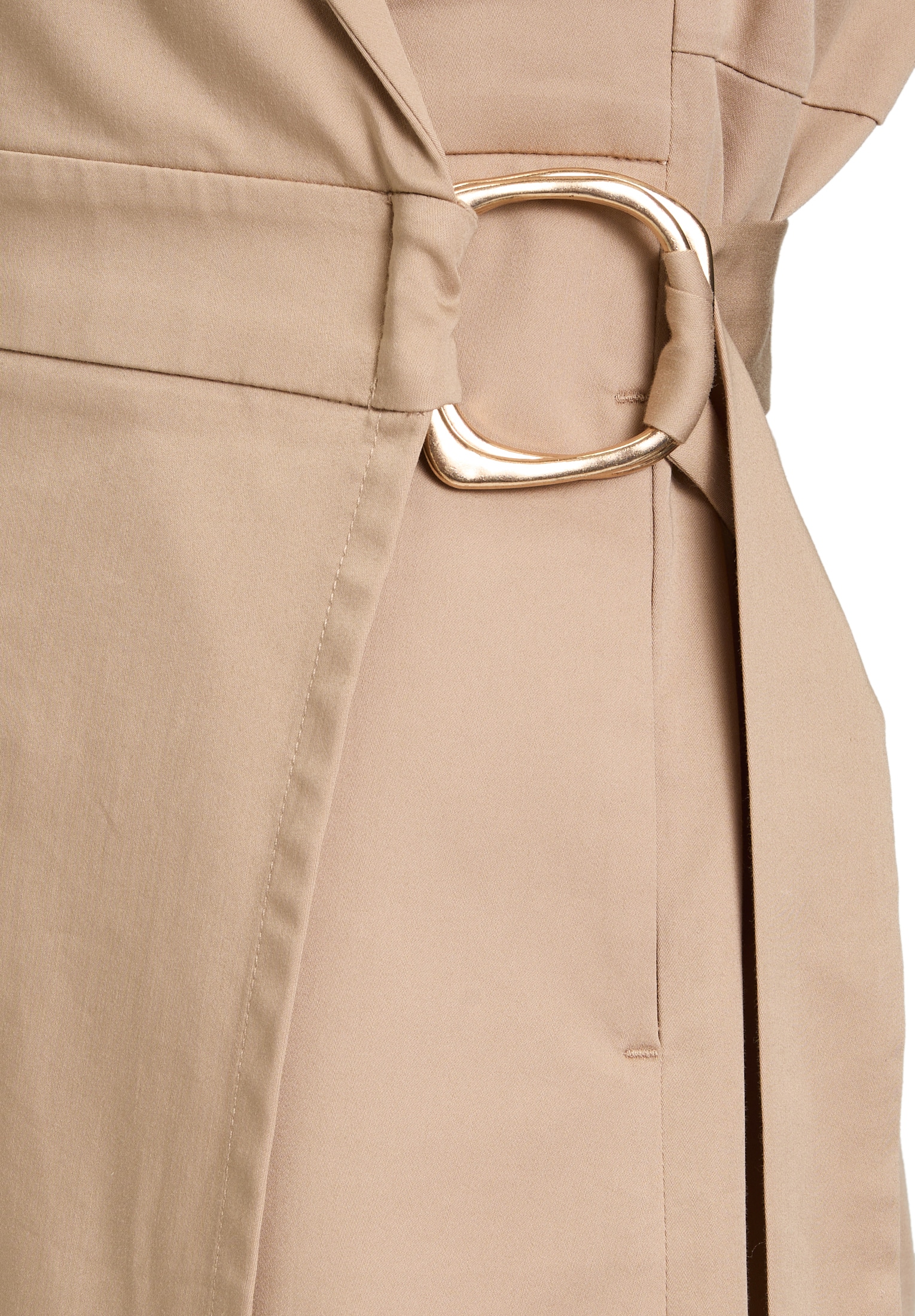 Betty&Co Wickelkleid »Betty & Co Wickelkleid mit Kragen«, Schnallen