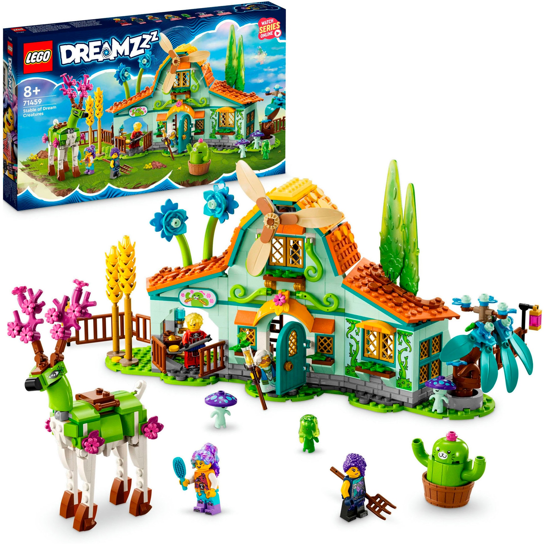 LEGO® Konstruktionsspielsteine »Stall der Traumwesen (71459), LEGO® DREAMZzz™«, (681 St.), Made in Europe