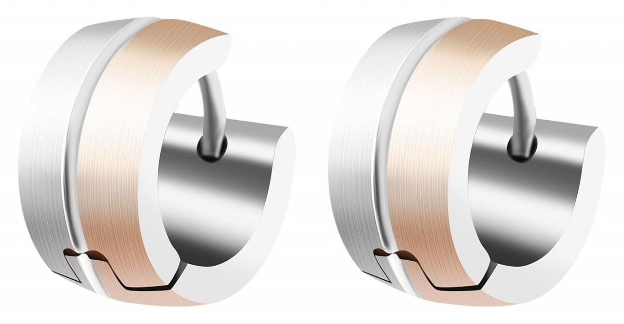 Adelia´s Paar Creolen »Neuheit 2025 - Damen Creolen aus mattem Edelstahl Ø 9 mm«