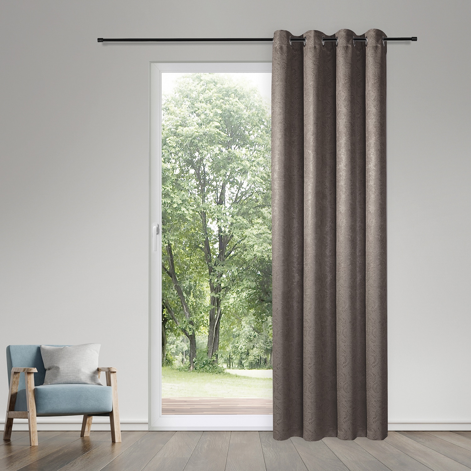 Gerster Vorhang "Grace" Ösen 1 tlg. Blickdichter Ösenschal "Grace" günstig online kaufen