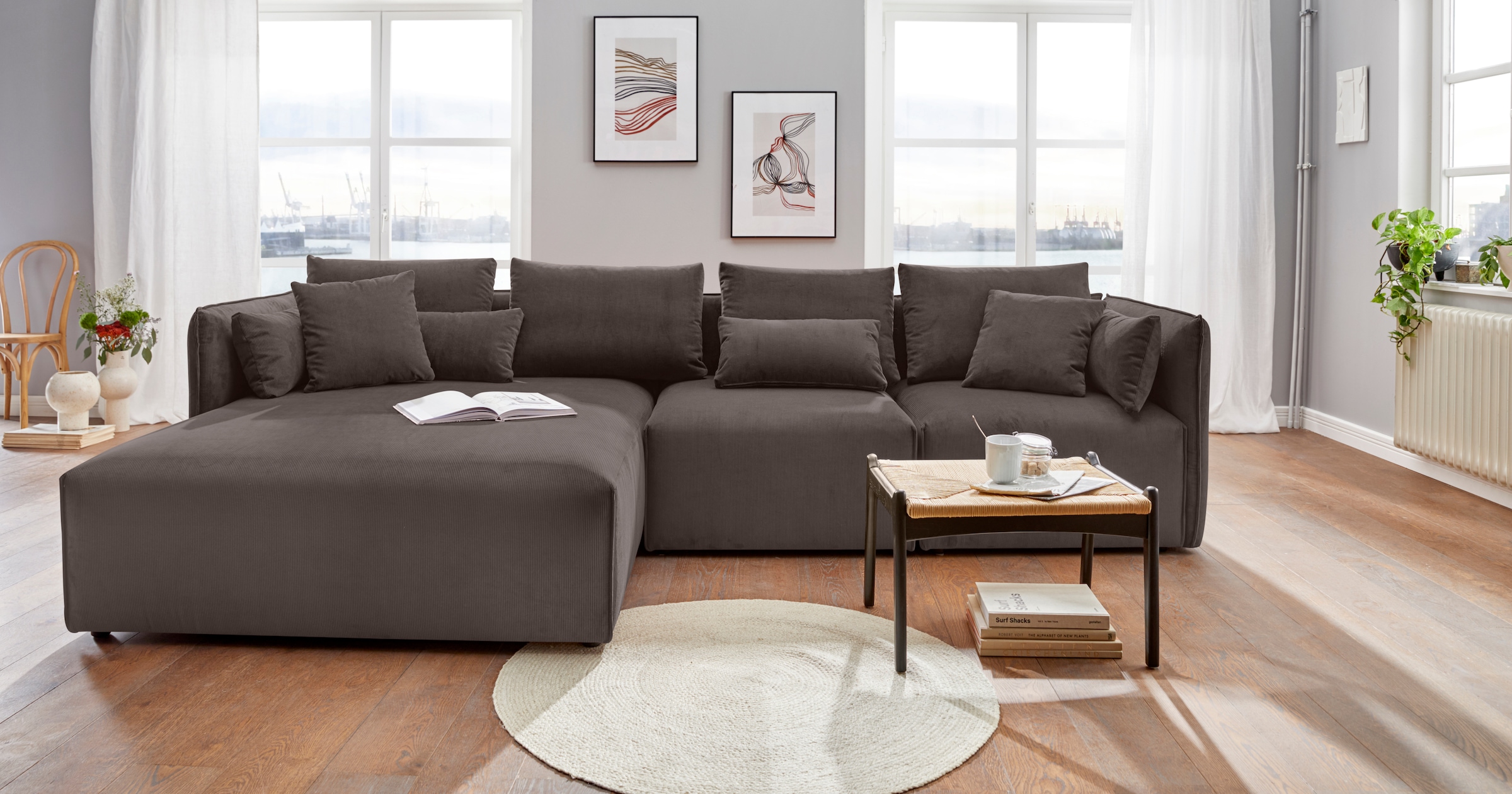 andas Sofa-Eckelement »Nöre«, Modul - zum Zusammenstellen; in vielen Bezugsqualitäten und Farben