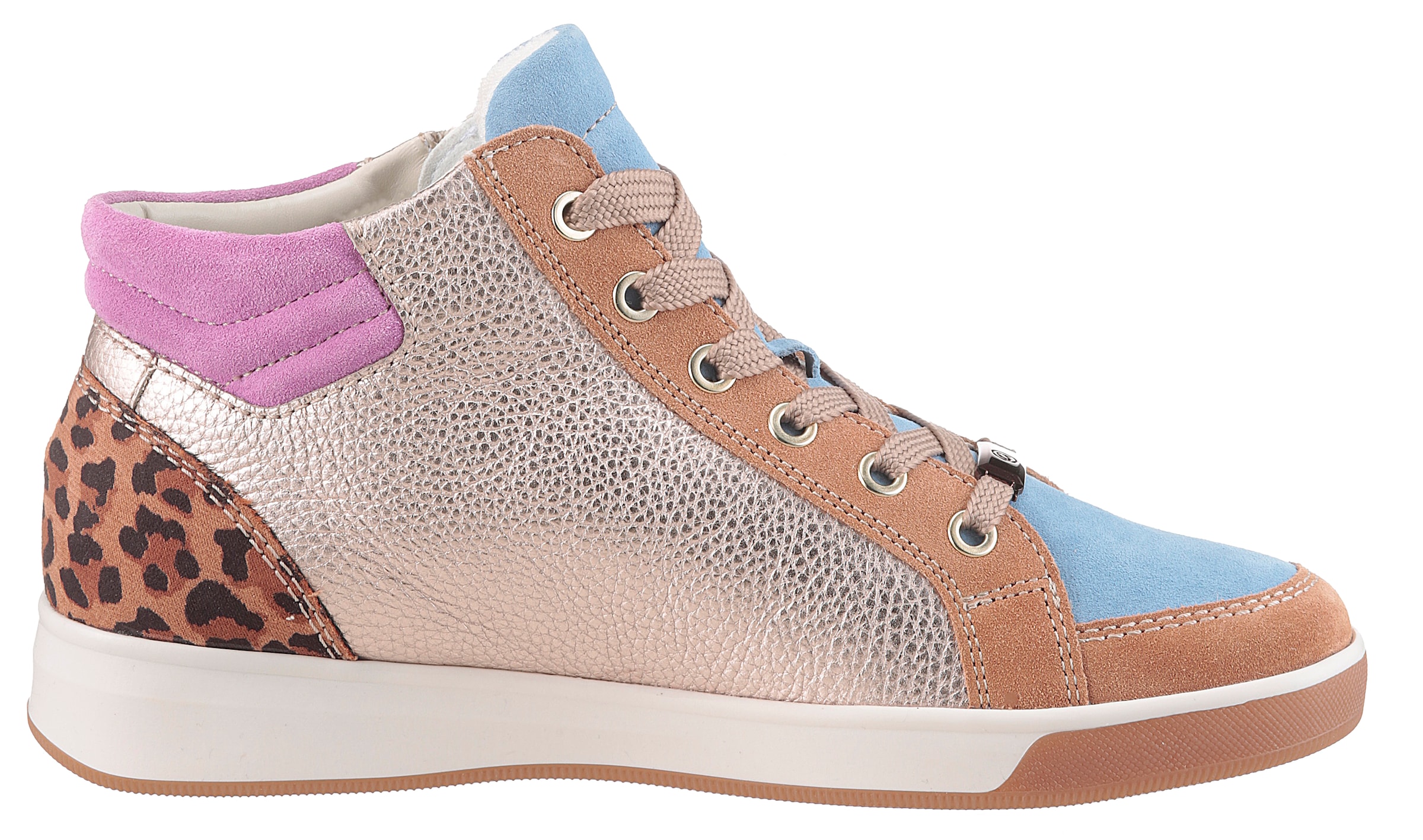 Ara Sneaker »ROM«, High Top Sneaker, Schnürboots mit Reißverschluss