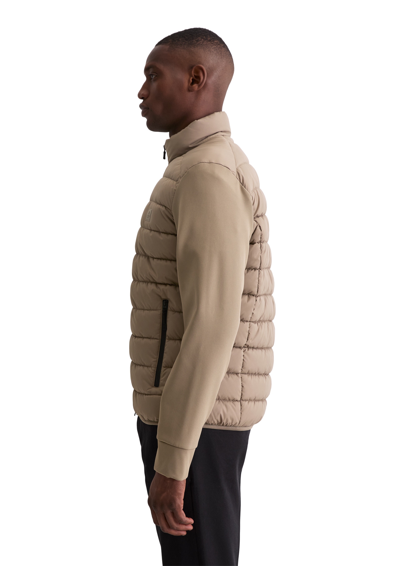 Marc O'Polo Outdoorjacke »mit weichen Scuba-Ärmeln«
