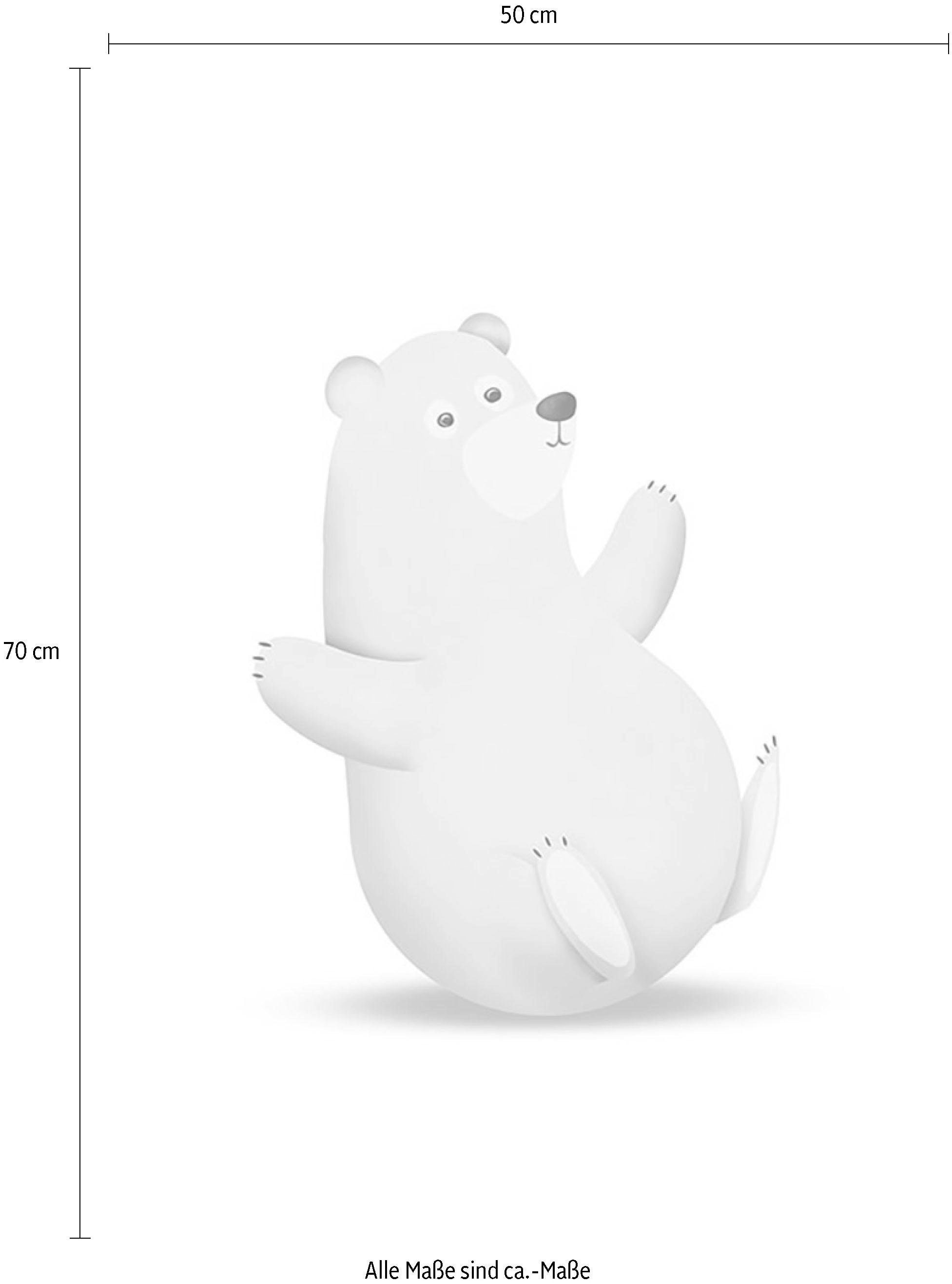 Komar Bild »Cute Animal Polar Bear«, Tiere, (1 St.), Wandbild zur Dekoration - ohne Rahmen