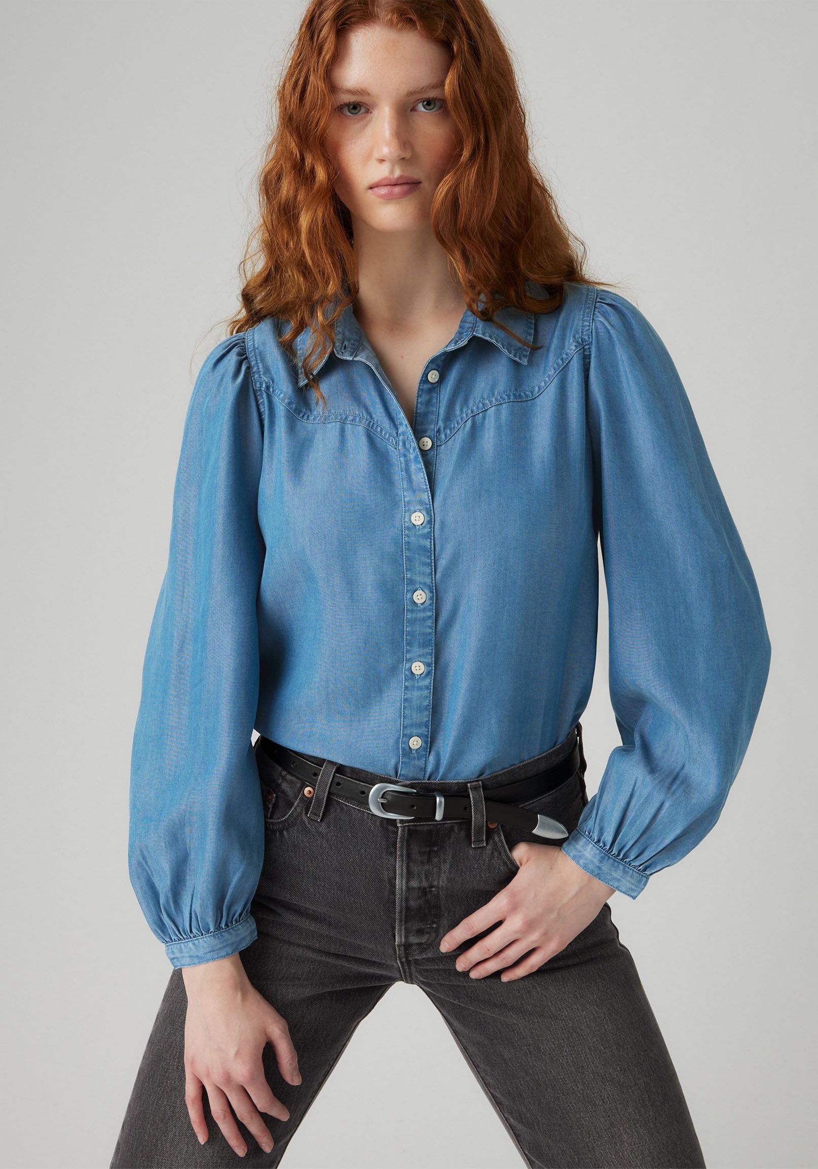 Levis Langarmbluse, Mit Puffärmel günstig online kaufen