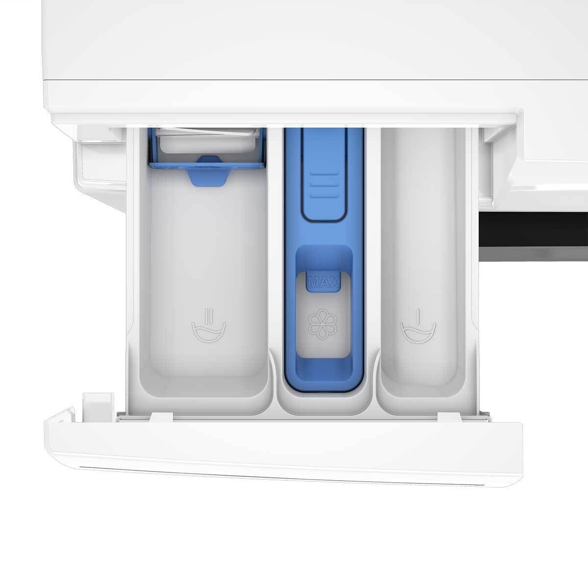 BAUKNECHT Waschmaschine »B W 8A10 BS« 8 kg 1400 U/min Adaptive Wash – Intelligente Anpassung für perfekte Waschergebnisse