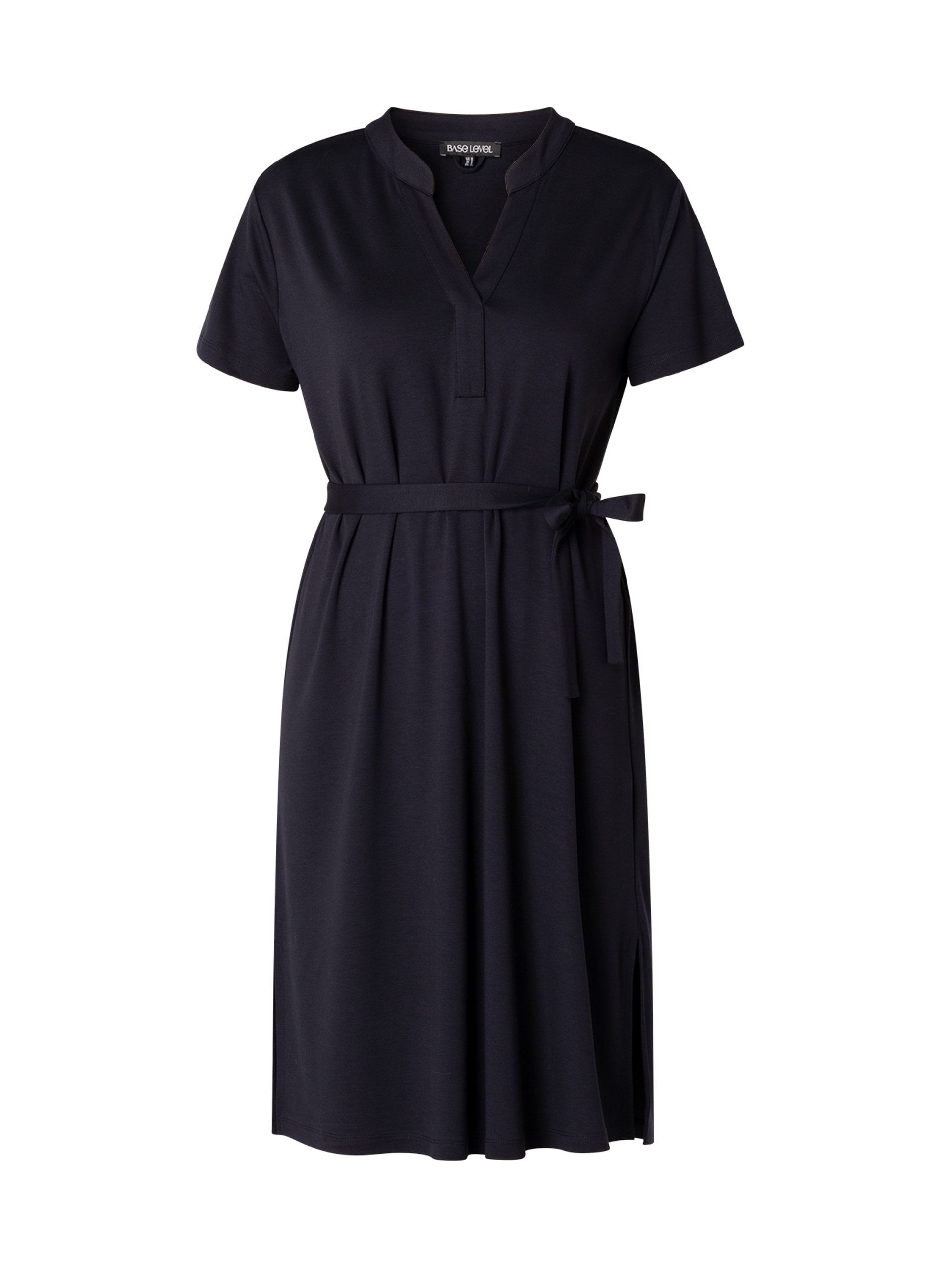 Base Level Curvy Sommerkleid, mit Bindegürtel