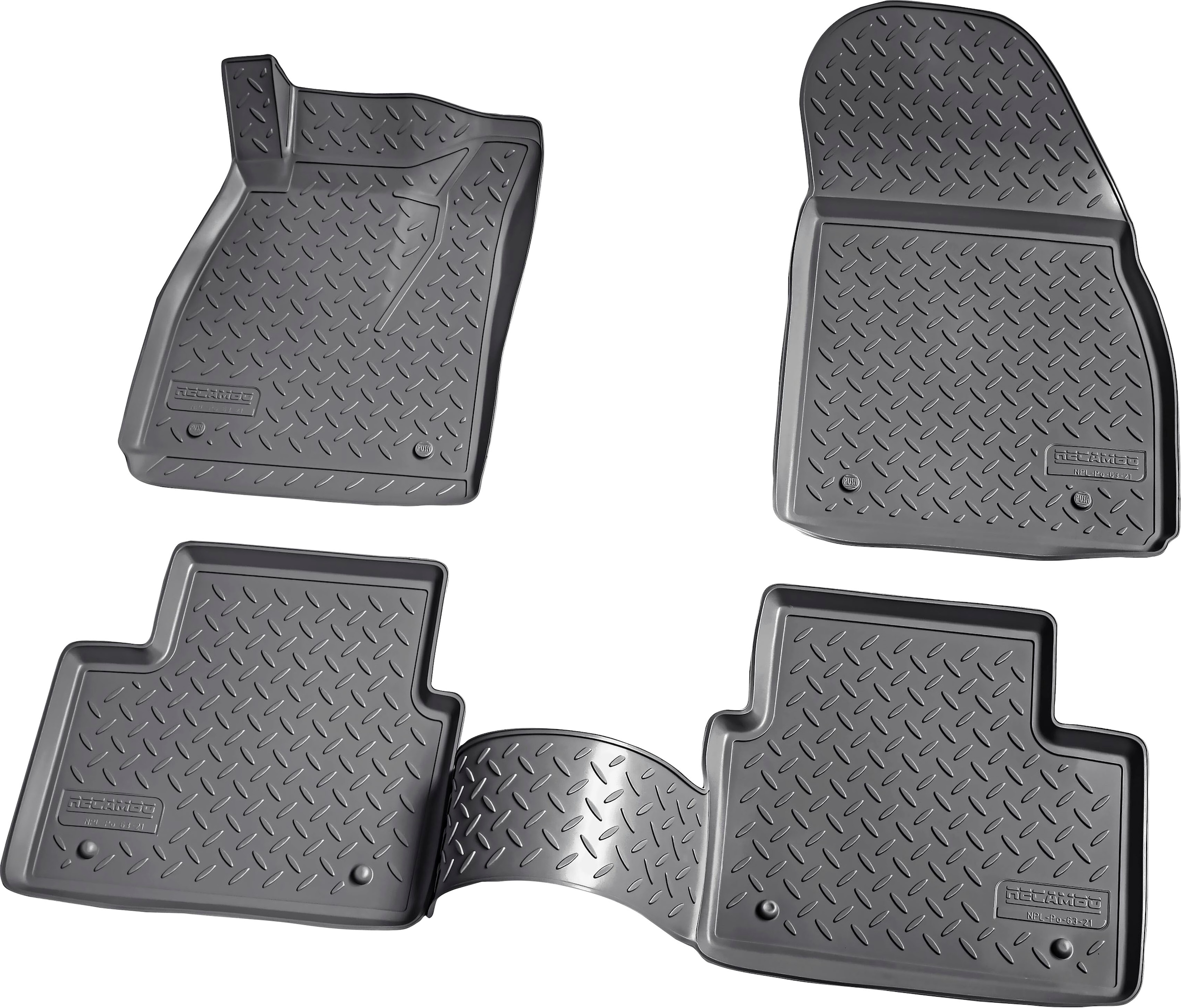 RECAMBO Passform-Fußmatten »CustomComforts«, Opel, Insignia, (Set