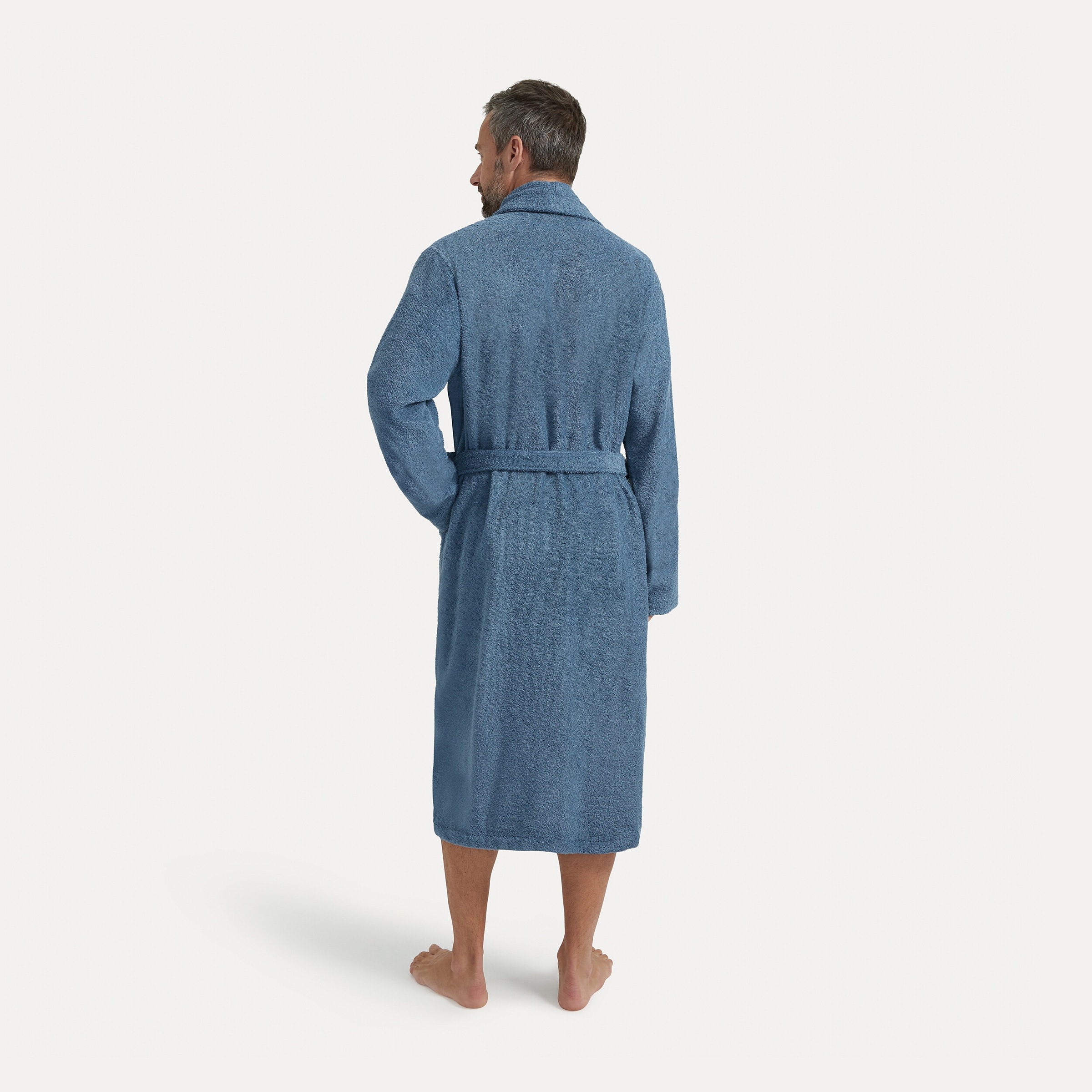 Möve Unisex-Bademantel »Basic«, (1 St.), mit Schalkragen