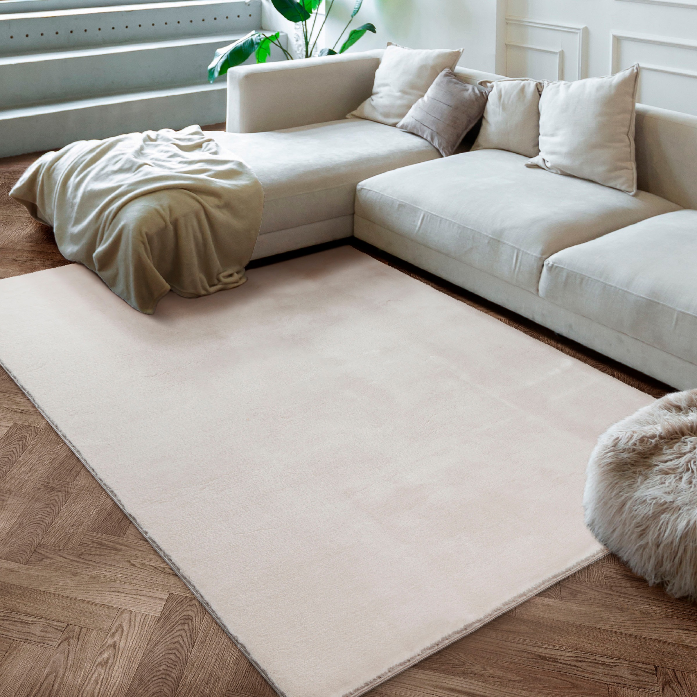 merinos Teppich "Maximo 30" rechteckig 16 mm Höhe weicher dichter Kurzflor, günstig online kaufen