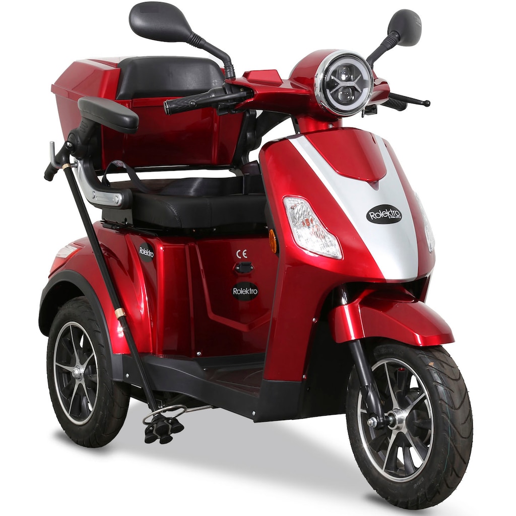 Rolektro Elektromobil »E-Trike 15 V.2«, 1000 W, 15 km/h, (mit Topcase)