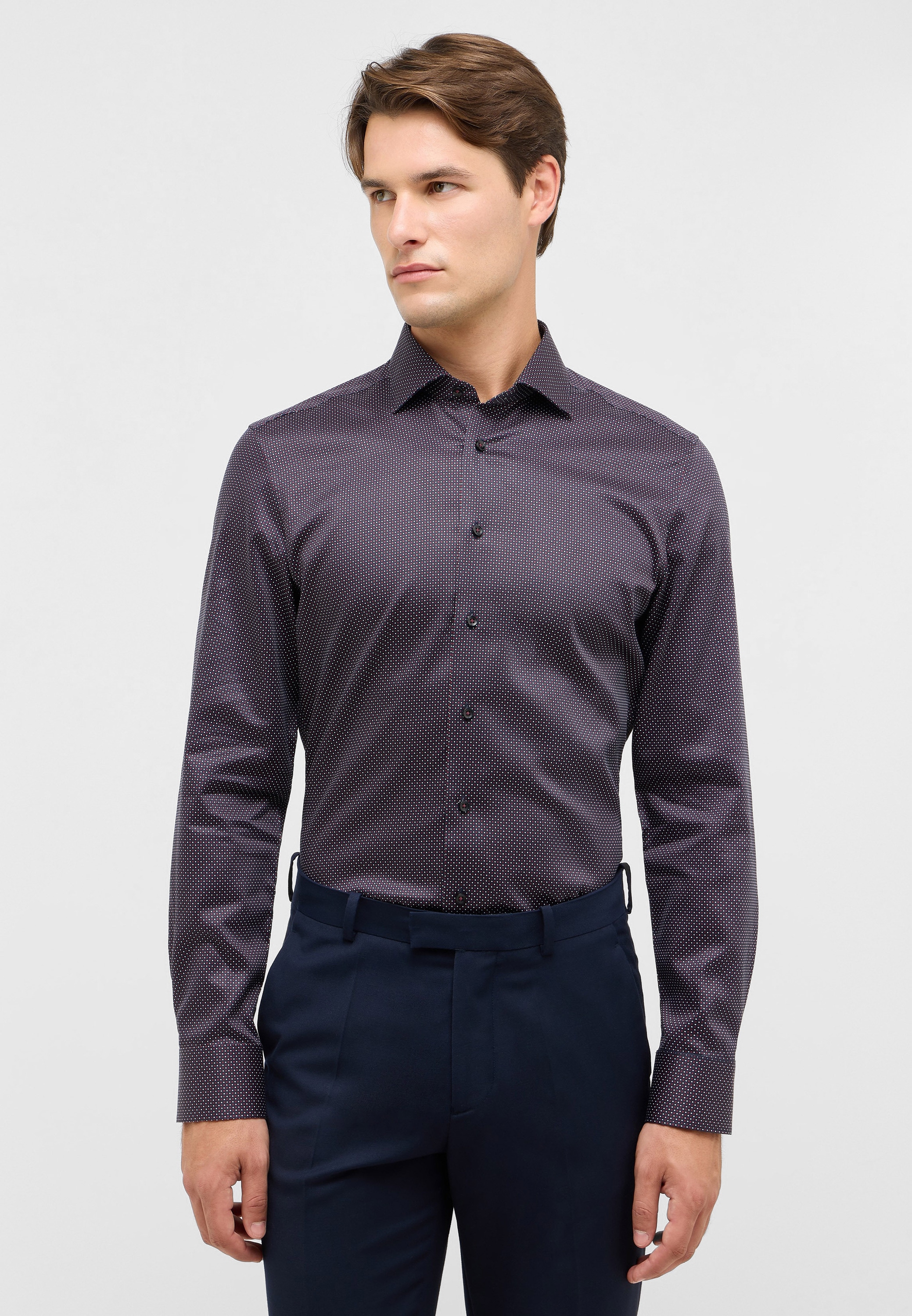 Eterna Langarmhemd "SLIM FIT" NON IRON (bügelfrei) günstig online kaufen