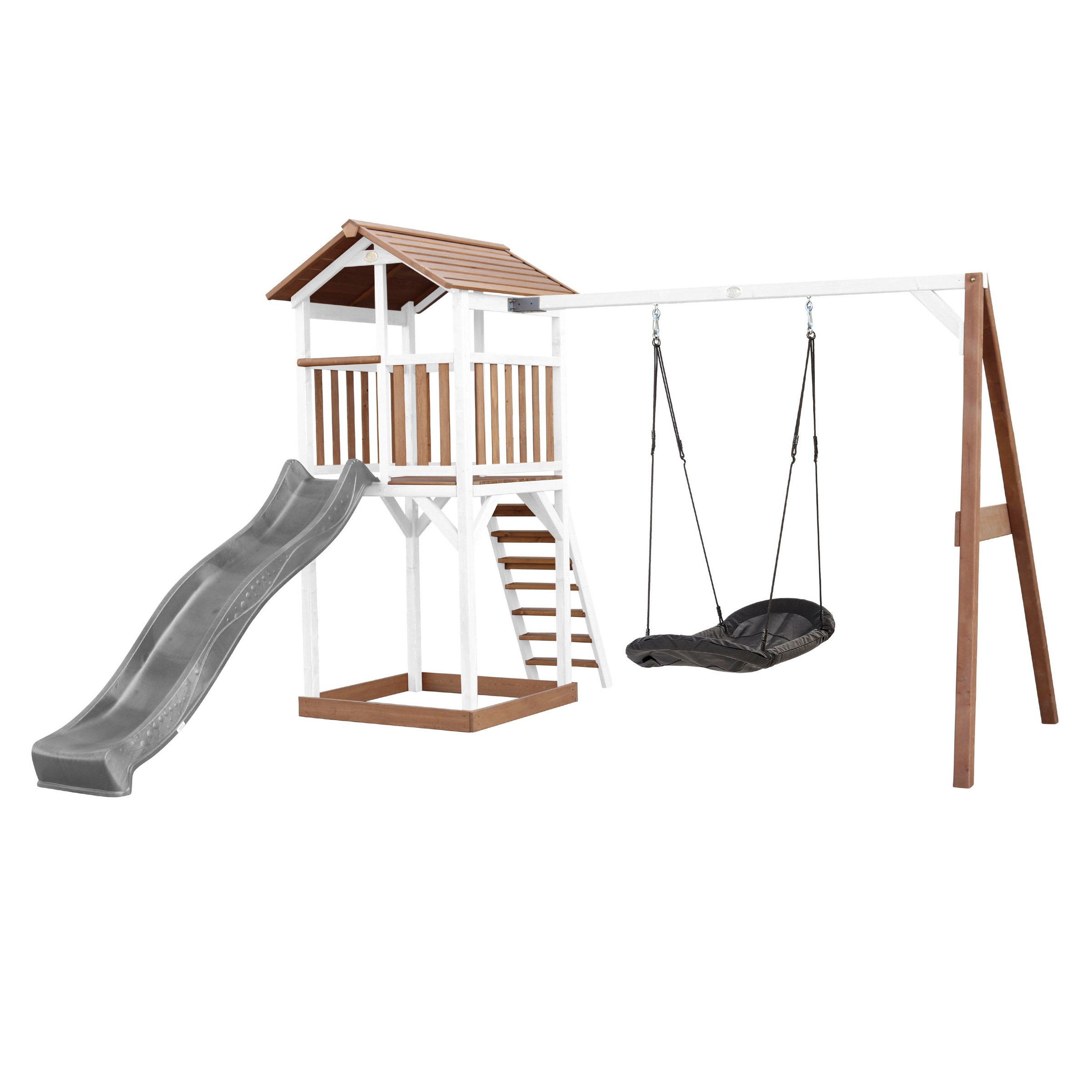 AXI Spielturm »Beach Tower«, mit Roxy Nestschaukel und Rutsche