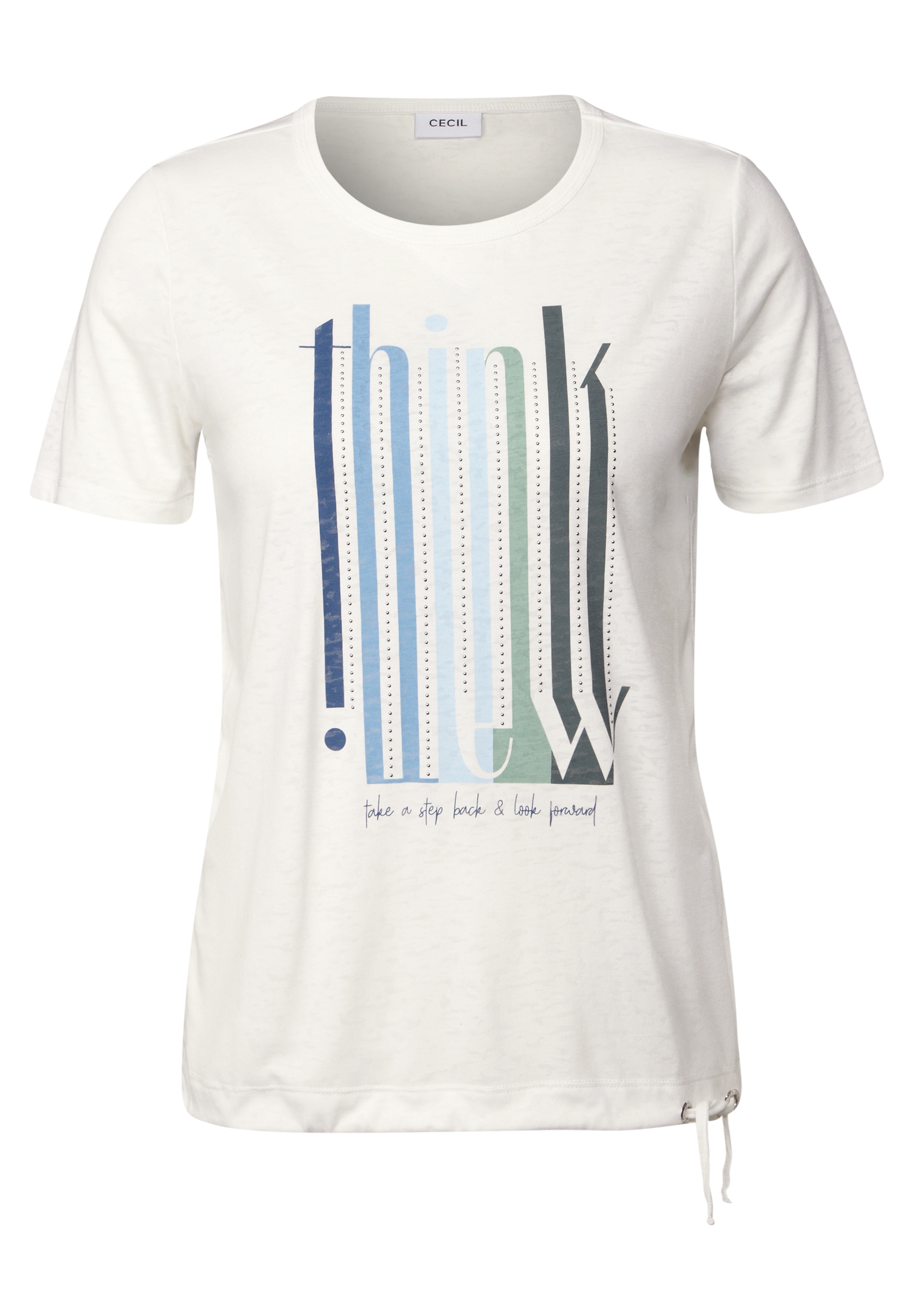 Cecil T-Shirt, mit Tunnelzug am Saum