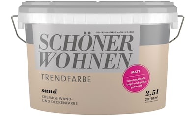 SCHÖNER WOHNEN FARBE Wand- und Deckenfarbe »TRENDFARBE, matt«